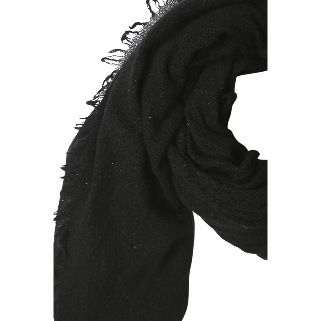 Chan Luu Cashmere Silk Scarf-Black