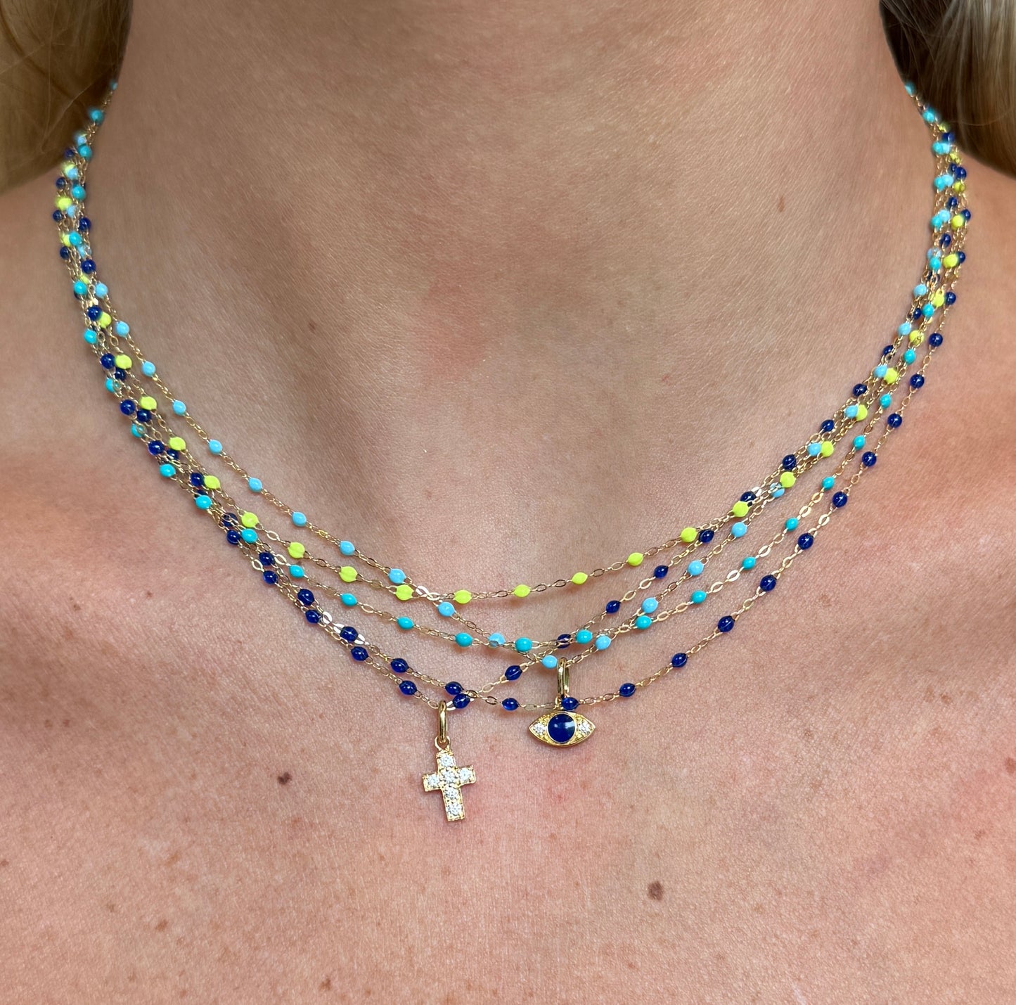 Classic Gigi Necklace 16.5" Lapis