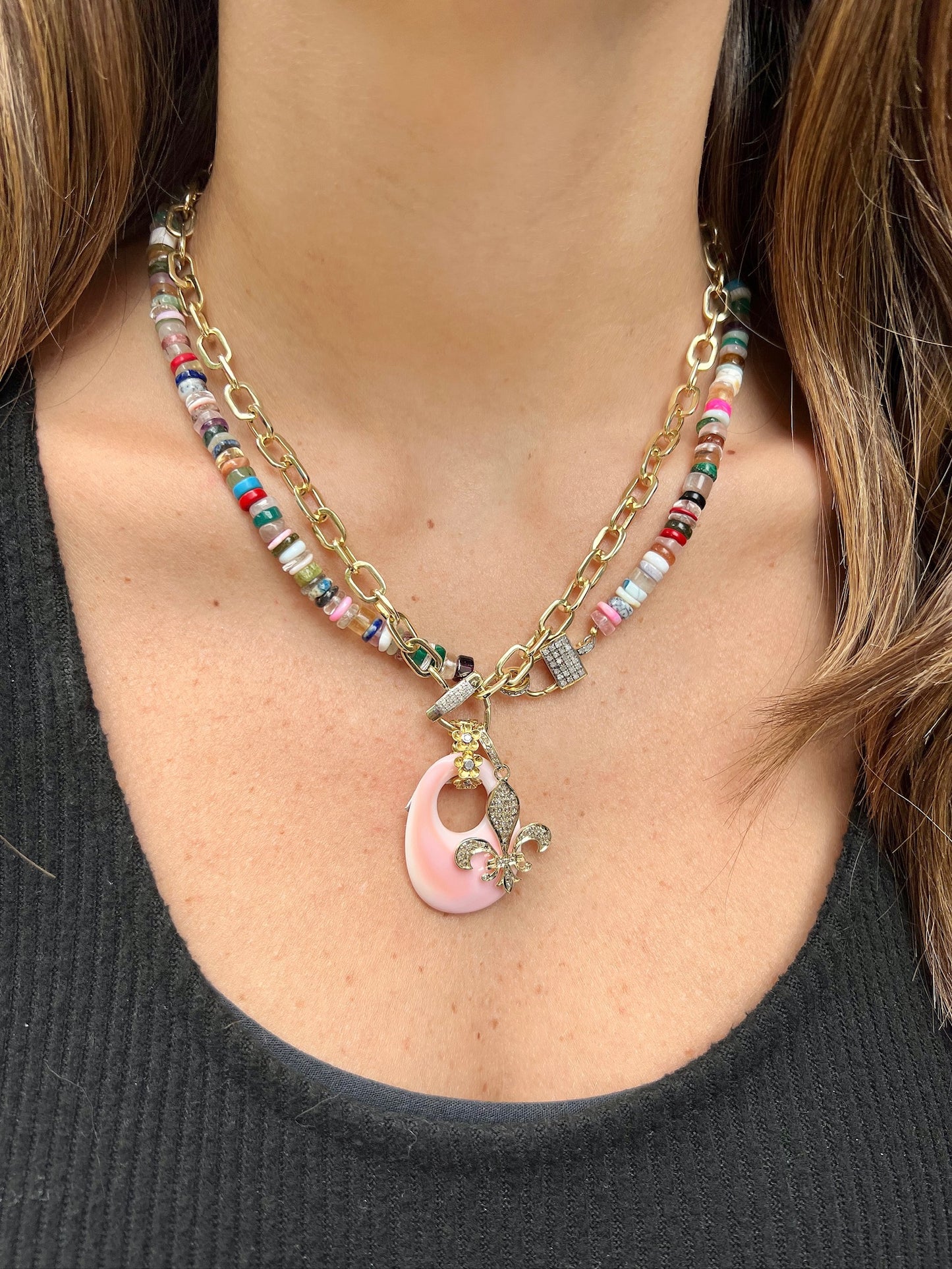 The Woods Fine Jewelry Fleur de Lys Charm