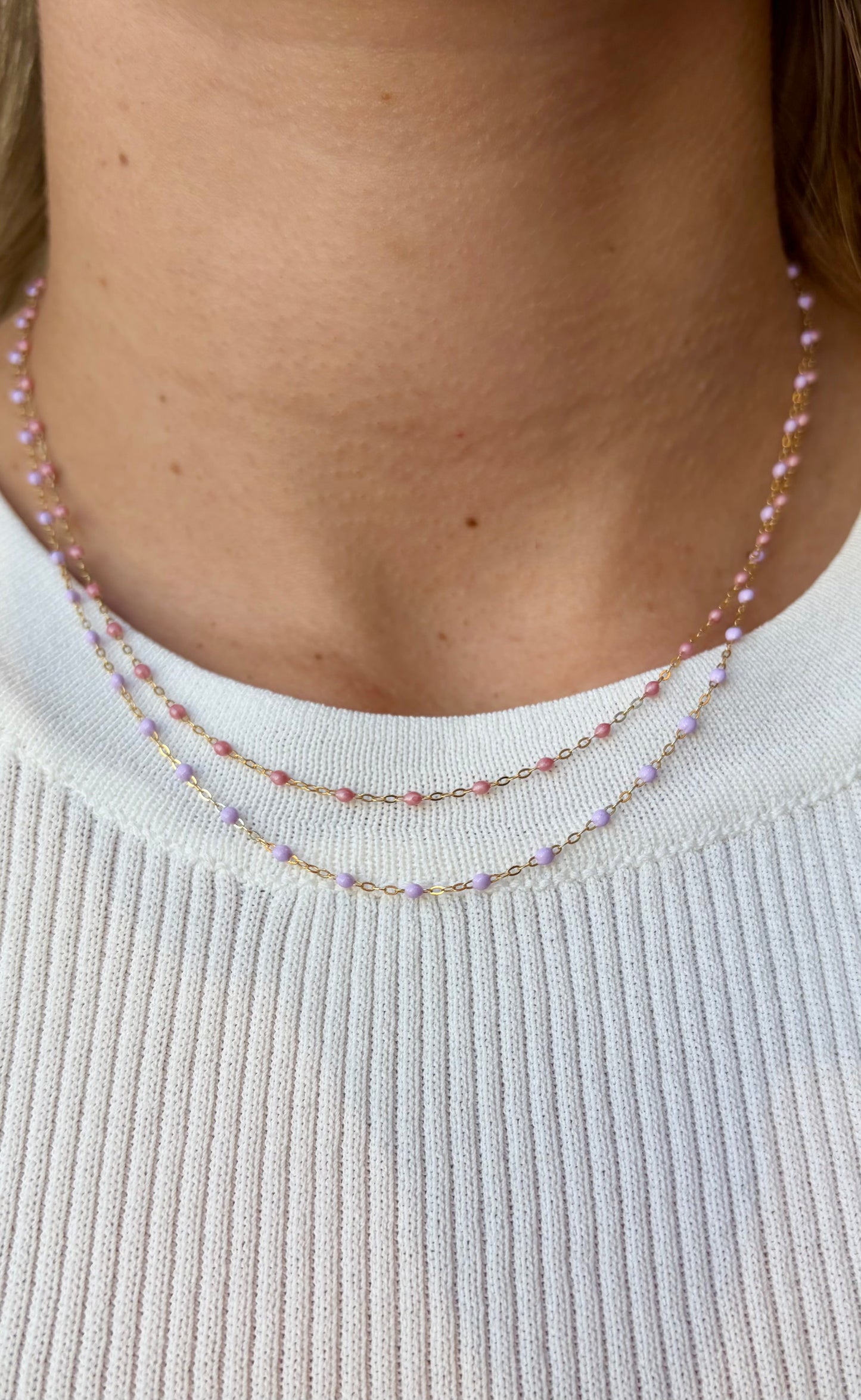 Classic Gigi Necklace Blush