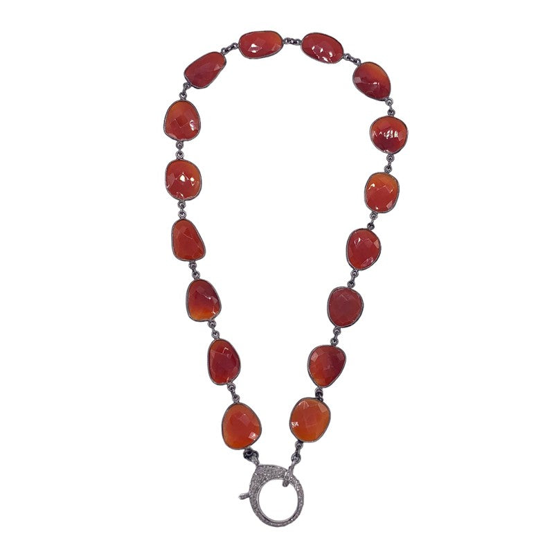 Sample Sale Carnelian Chain, 18"