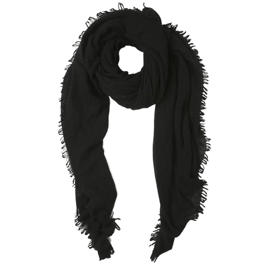 Chan Luu Cashmere Silk Scarf-Black