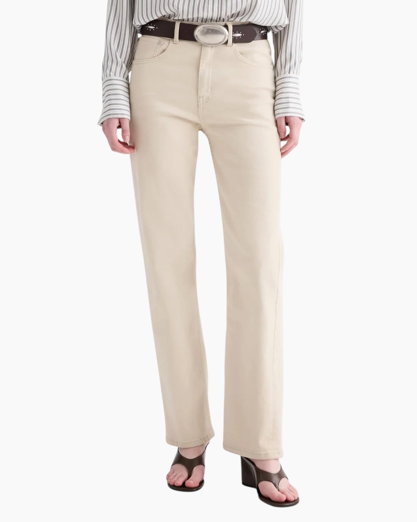 TWP Kent St. Mid-Rise Straight-Leg Jean