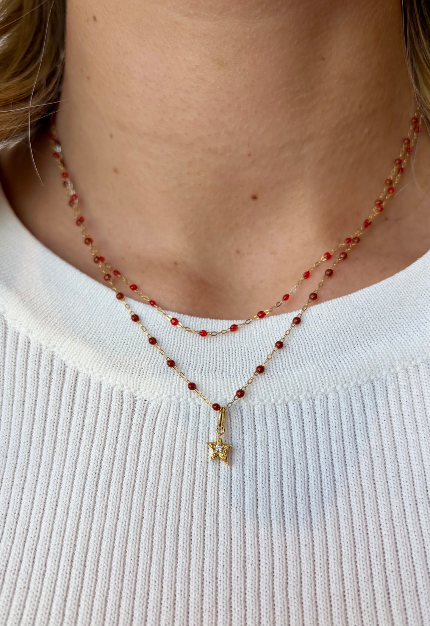 Classic Gigi Necklace Ruby