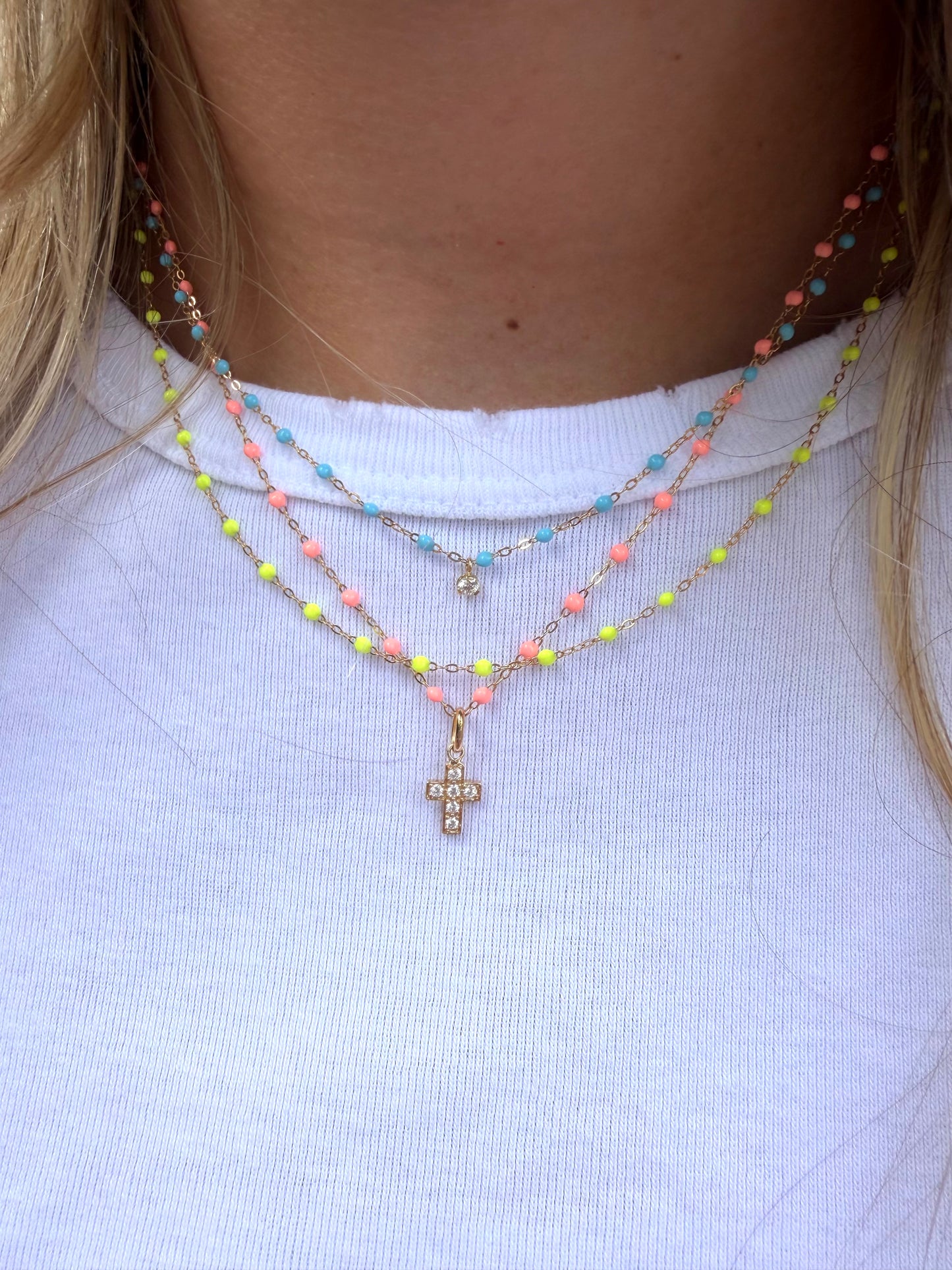 Classic Gigi Necklace Saumon