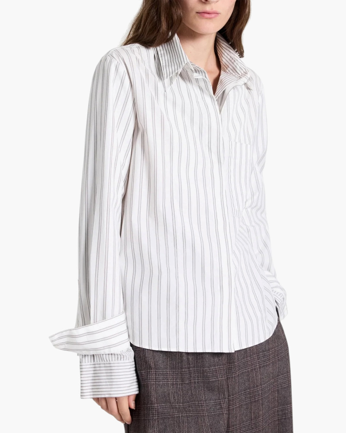 TWP Double Layered Boyfriend Top