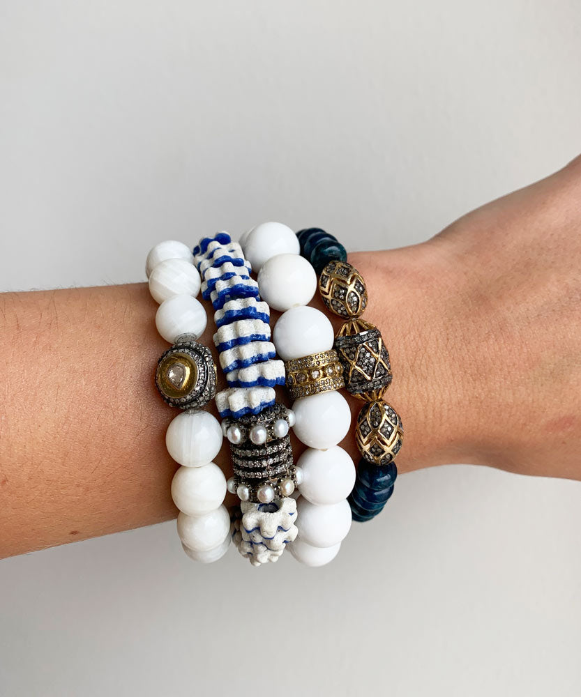 The Woods Fine Jewelry African Bead Bracelet