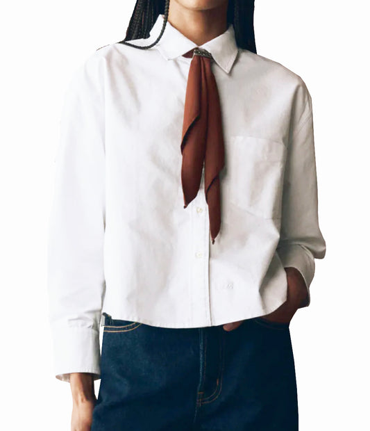 The Great Cropped Oxford Shirt