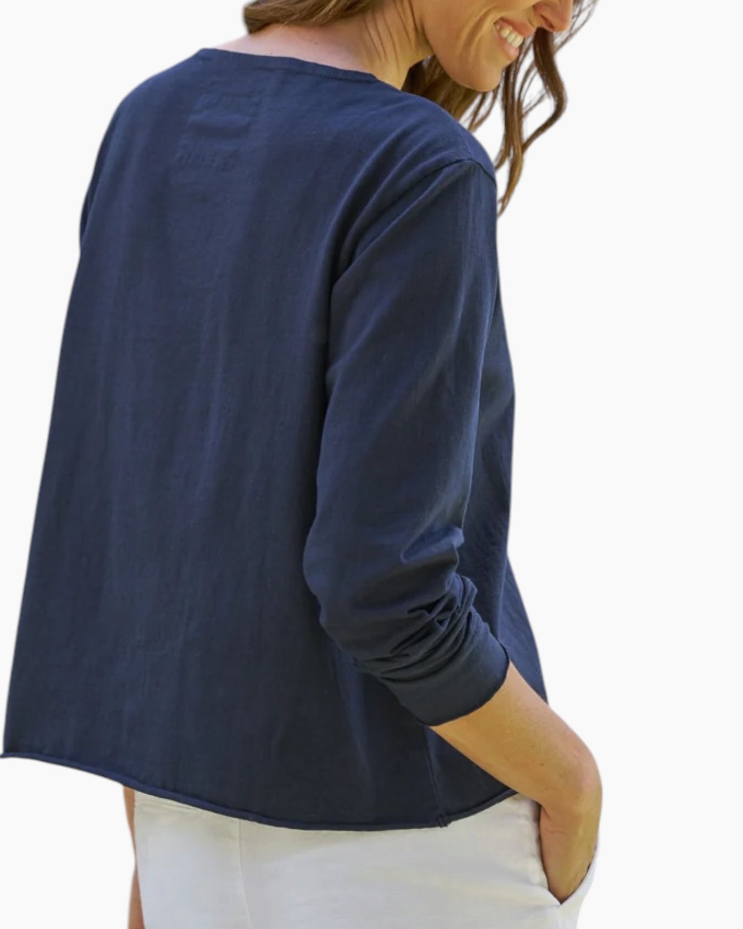 Frank & Elieen Ella Boatneck Long-Sleeve