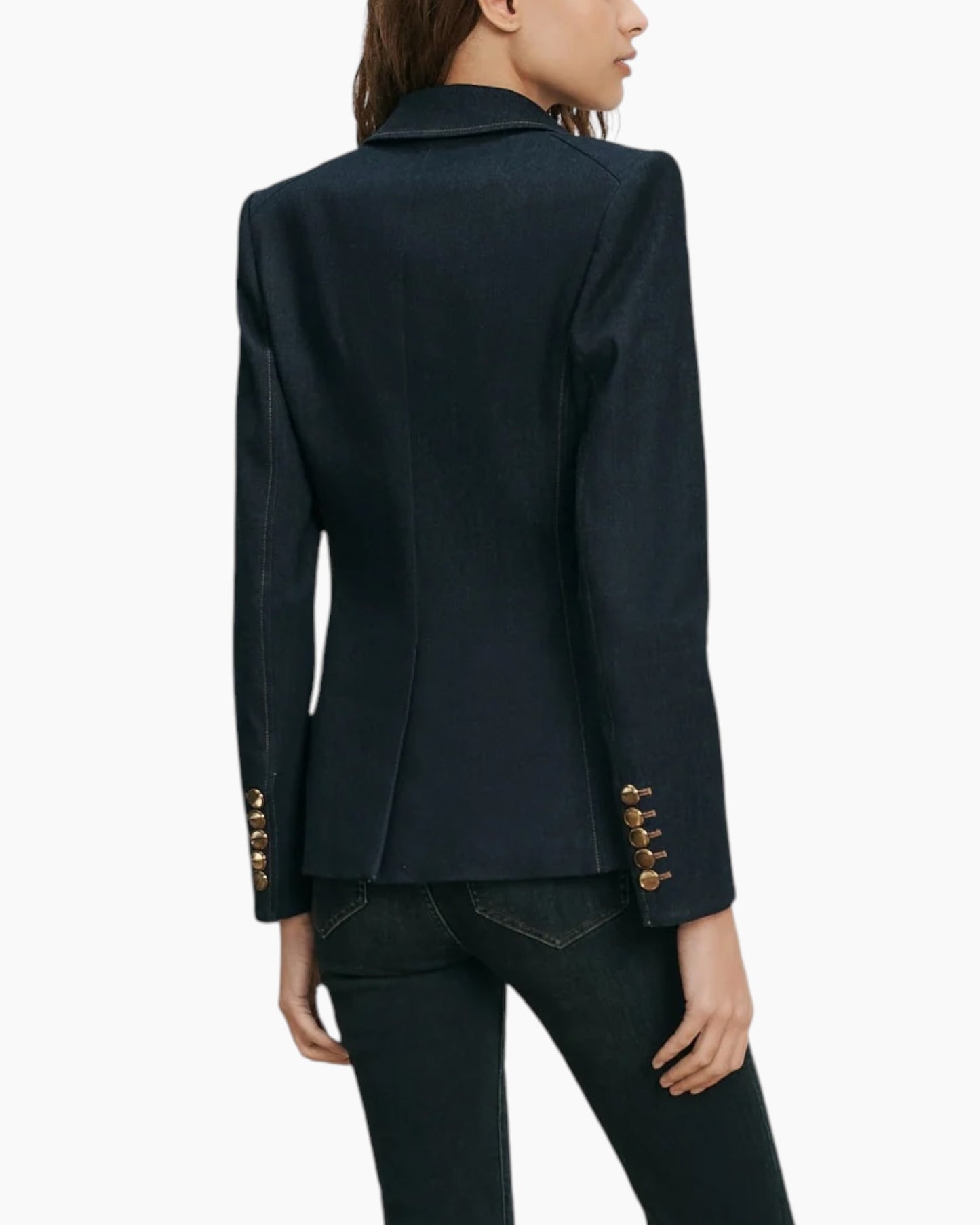 Veronica Beard Denim Miller Dickey Jacket