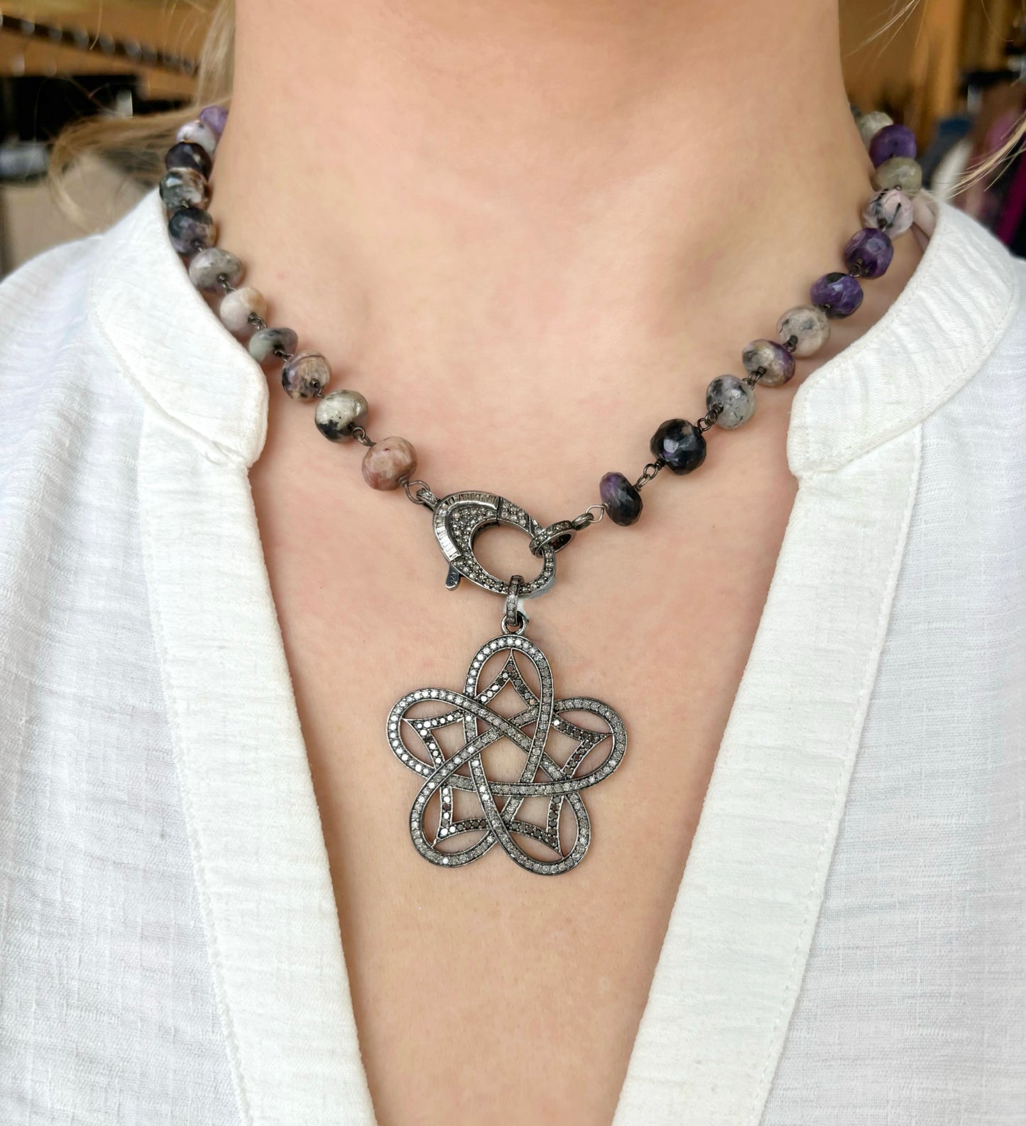 Sample Sale Celtic Star Pendant