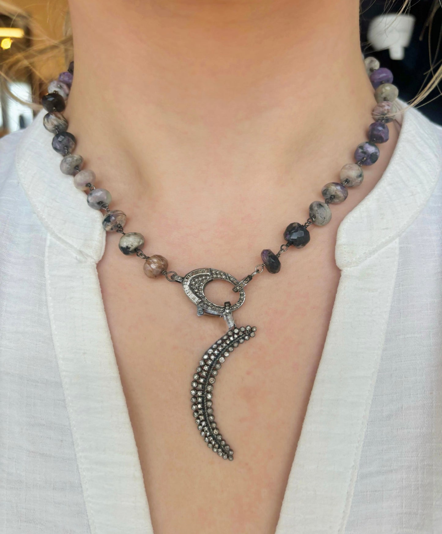 Sample Sale Moon Pendant