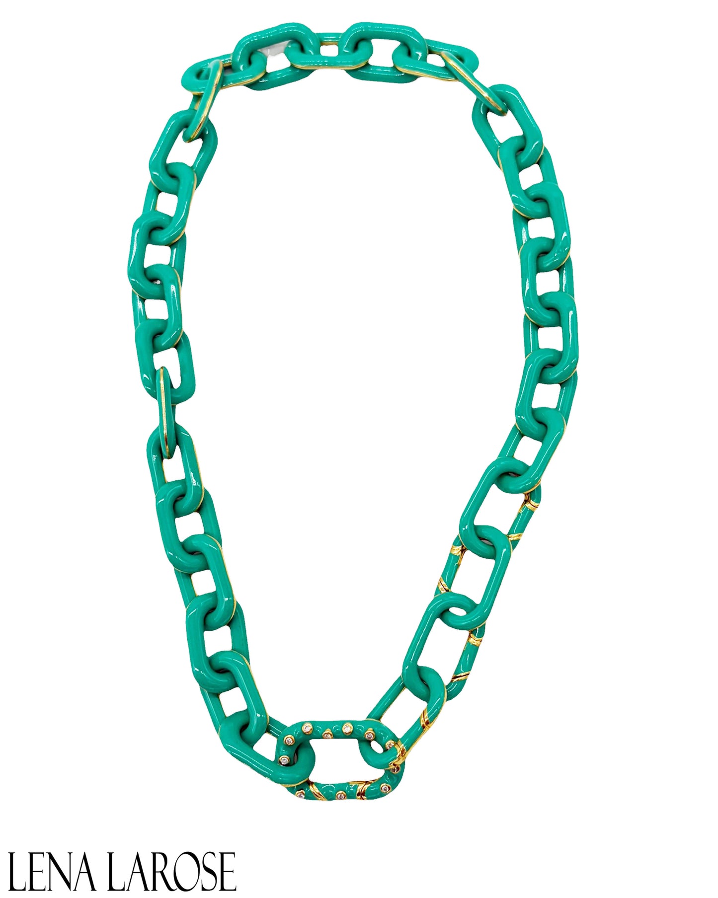 TRUNK- SHOW Royal Nomad Elizabeth Chain Turquoise