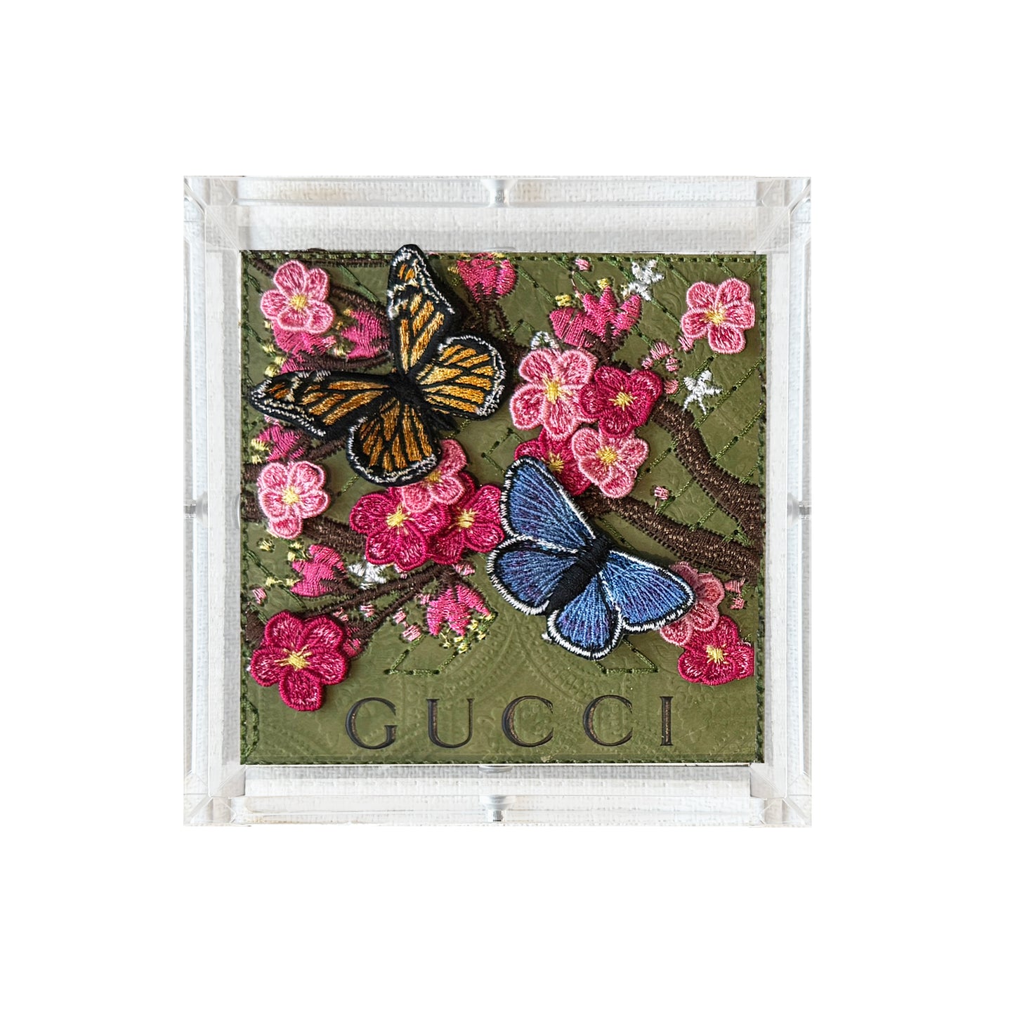 Stephen Wilson Cherry Blossom Shadowbox 5"x5"