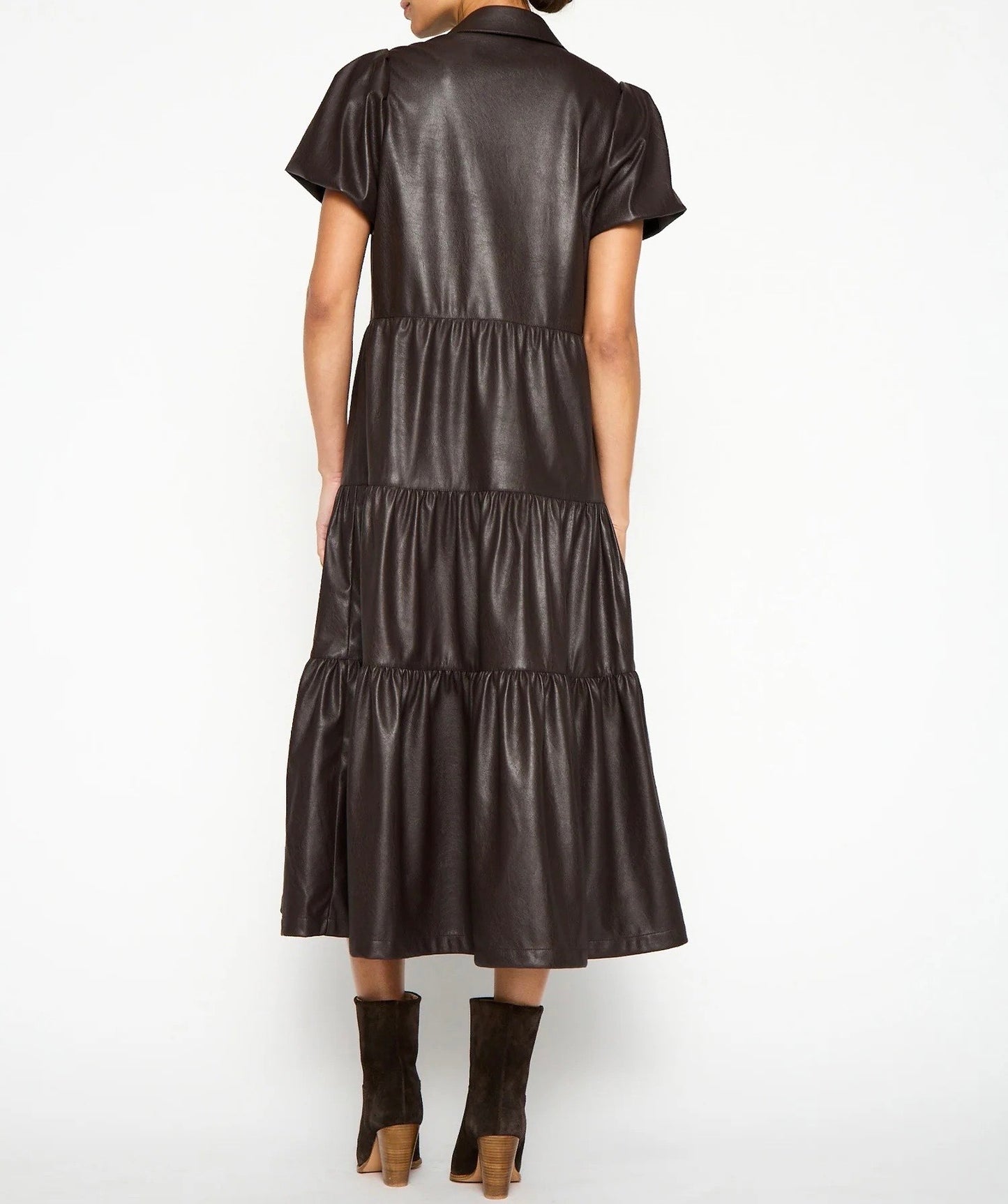 Brochu Walker Havana Dress in Vegan Leather
