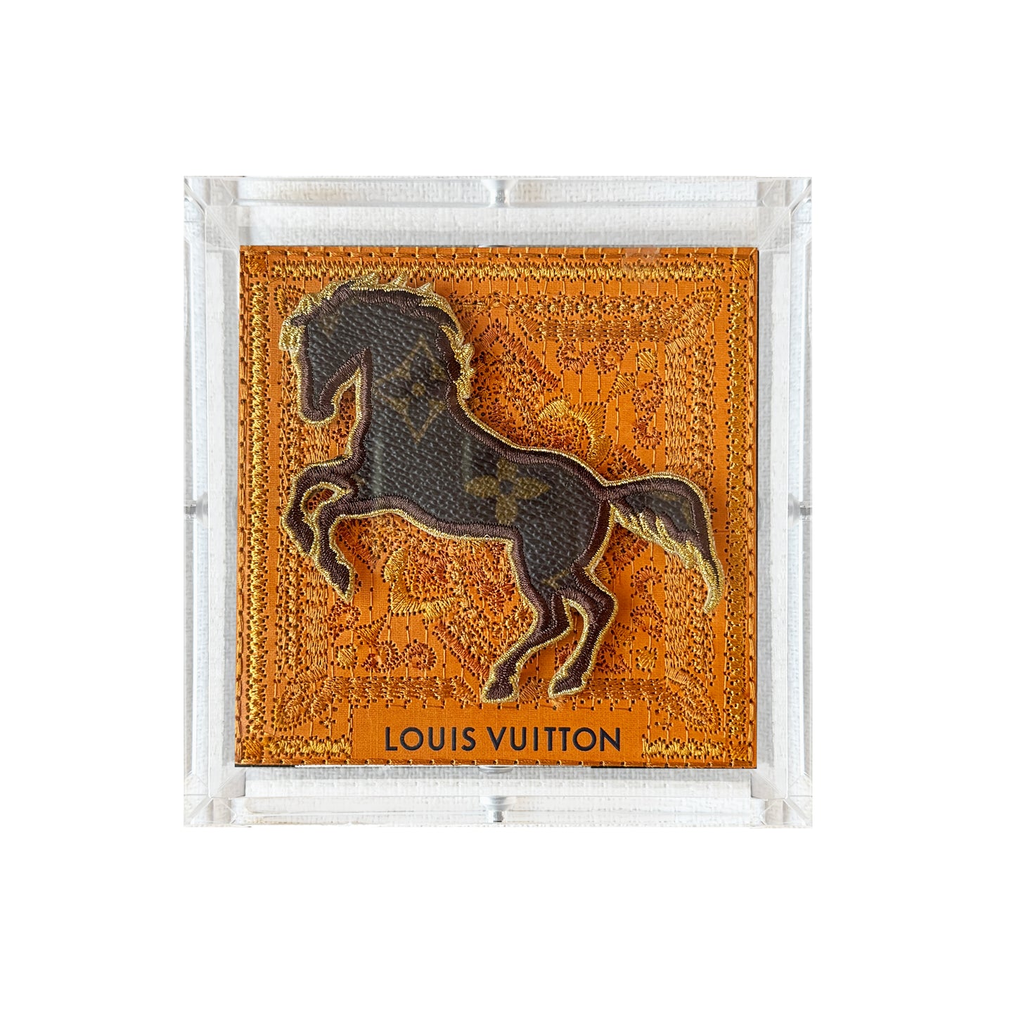 Stephen Wilson Horse Shadowbox 5"x5"