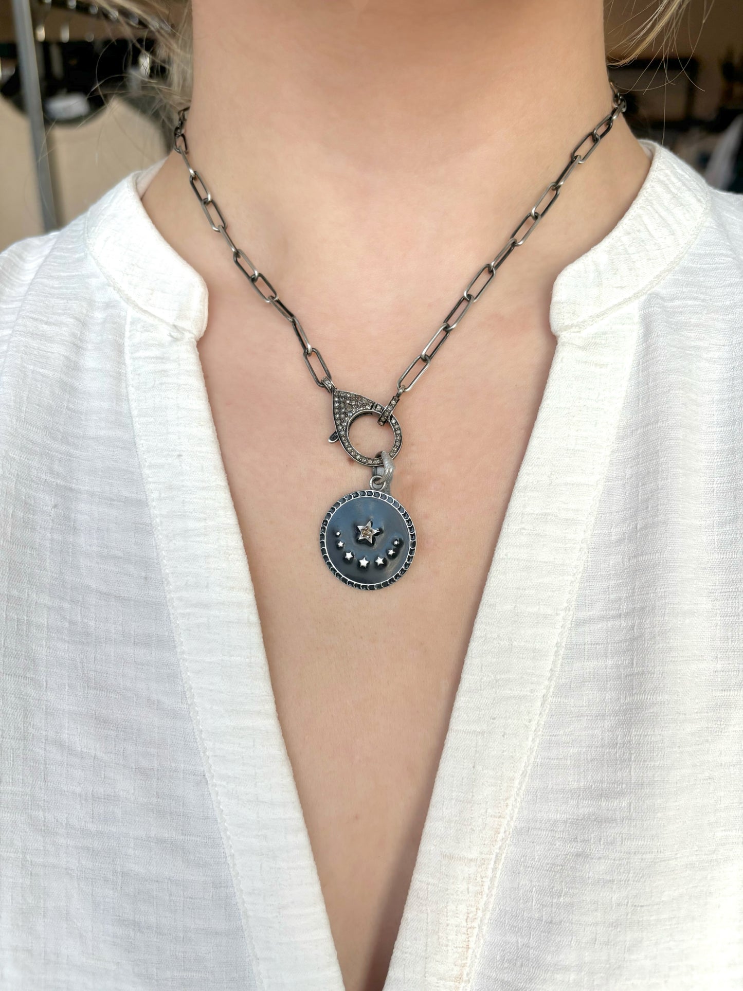 Sample Sale Star Disc Pendant