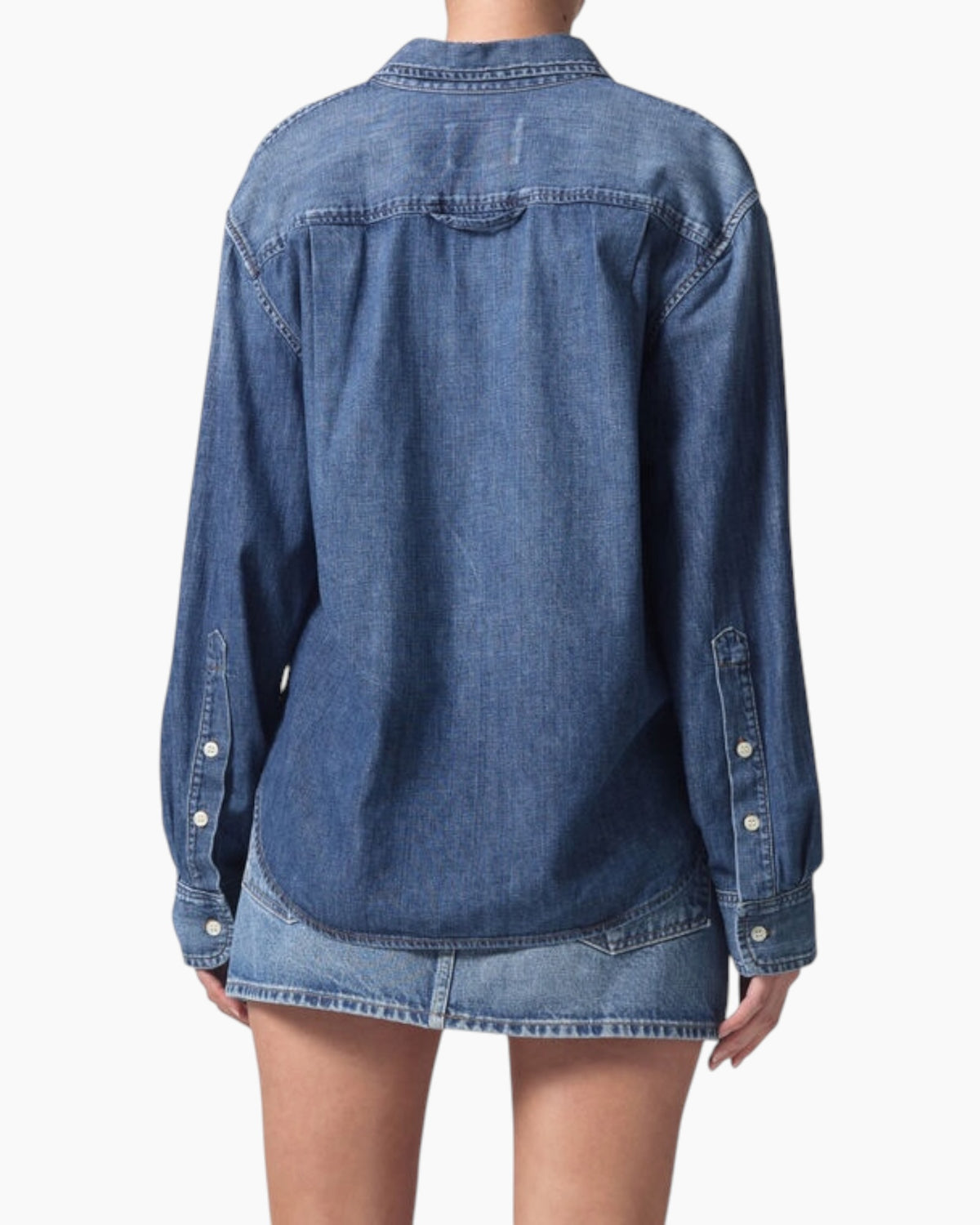Citizen Kayla Shrunken Denim Top