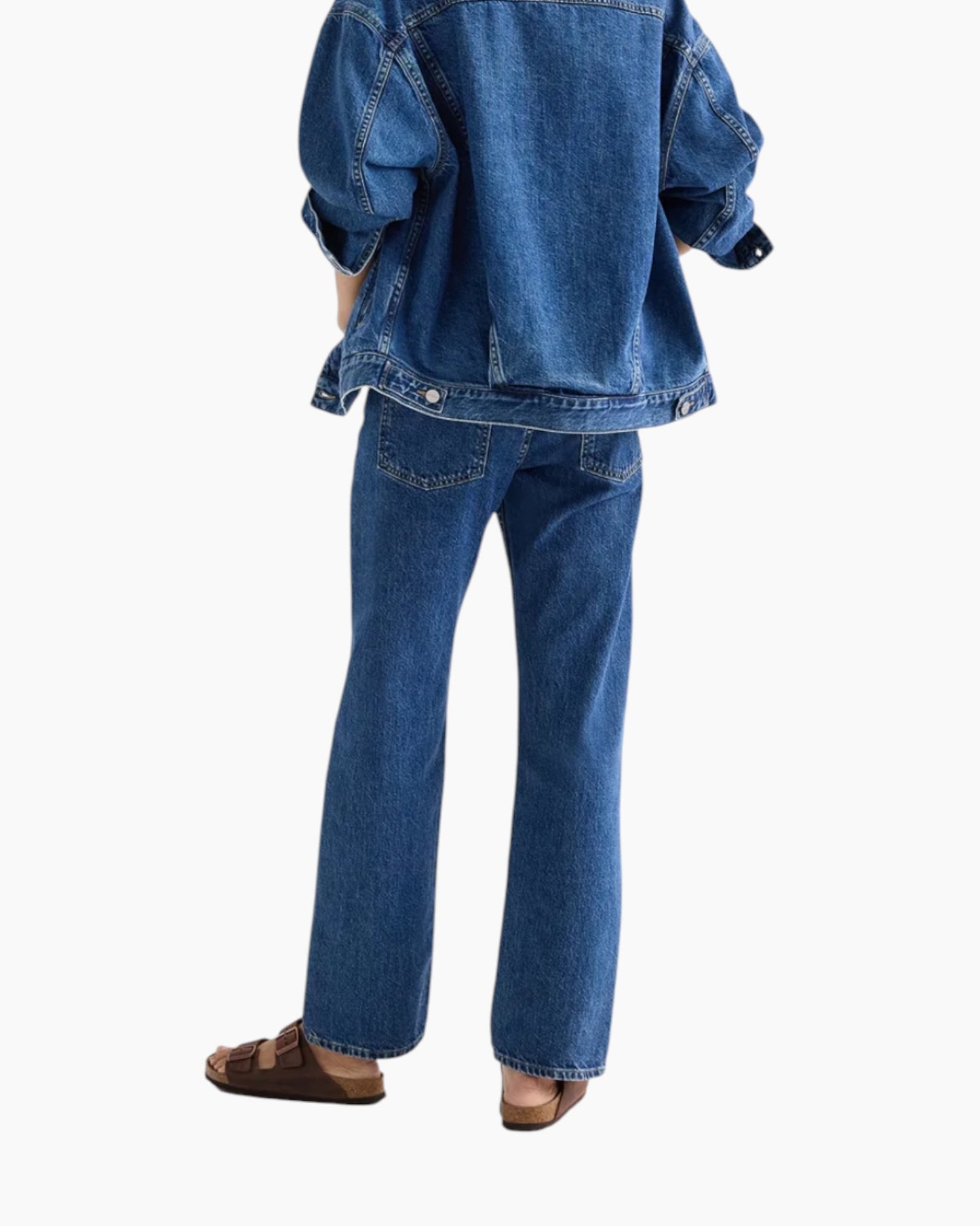 TWP Kent St. Mid-Rise Straight-Leg Jean
