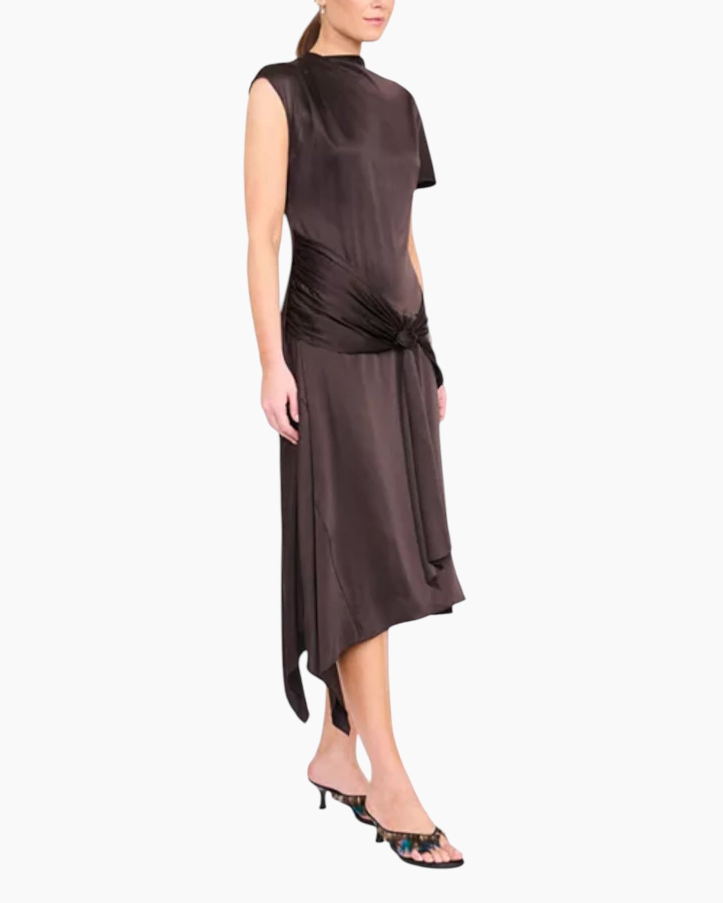 Staud Davina Silk Dress
