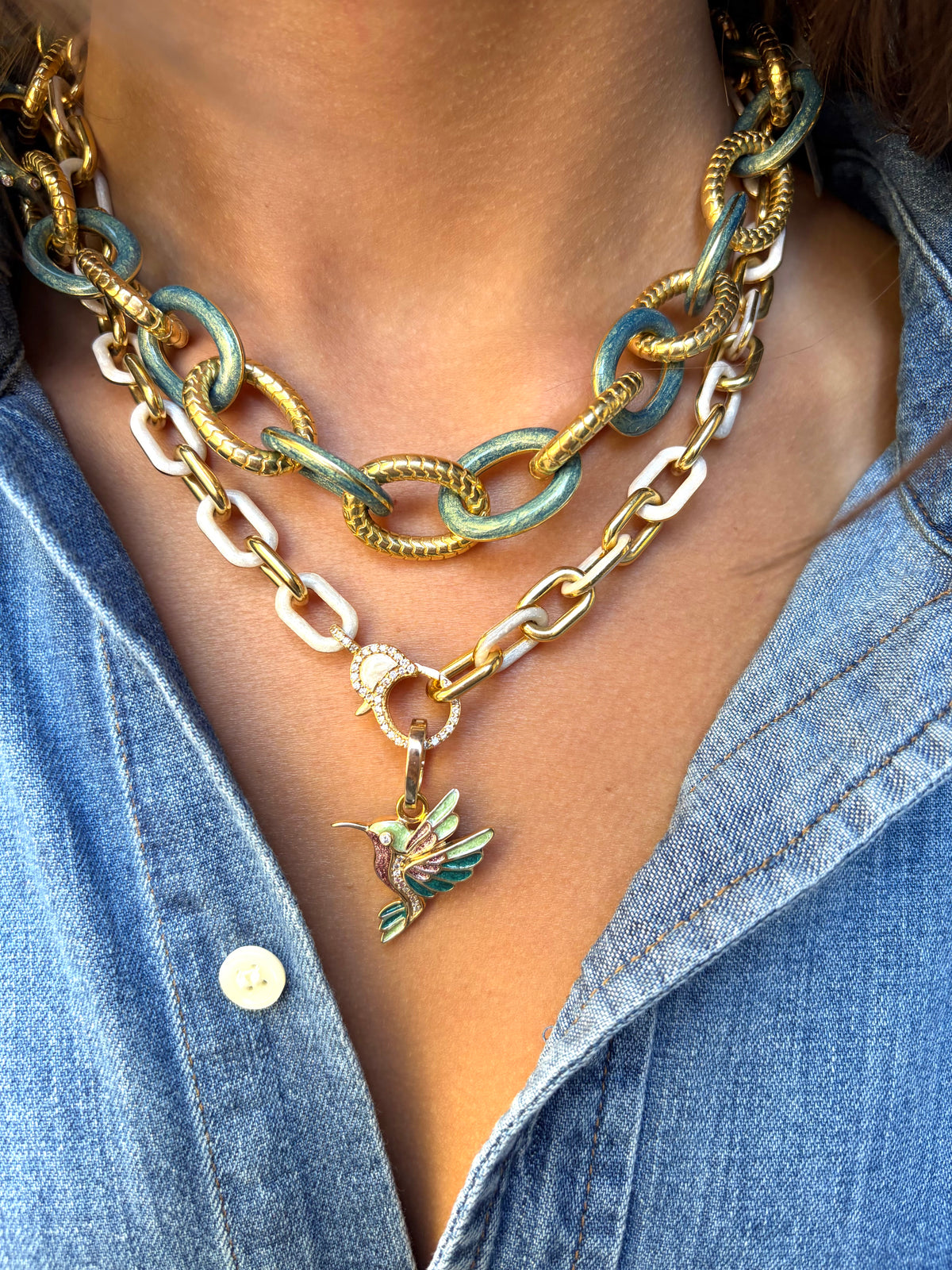 Royal Nomad Hummingbird Pendant