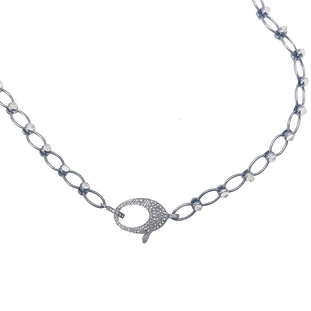 Sample Sale Moonstone Long Chain, 34"