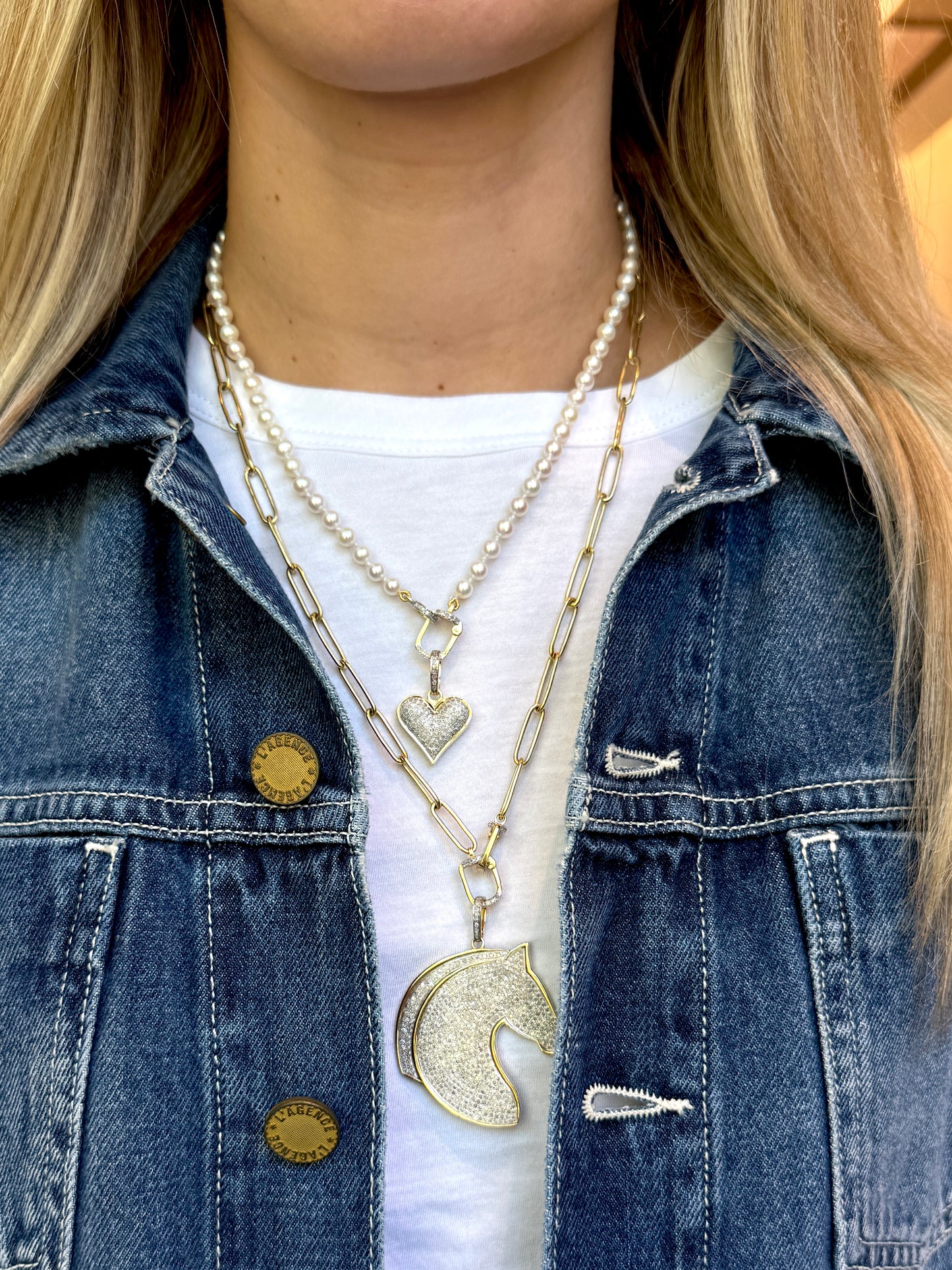TRUNK-SHOW The Woods Large Horse Pendant