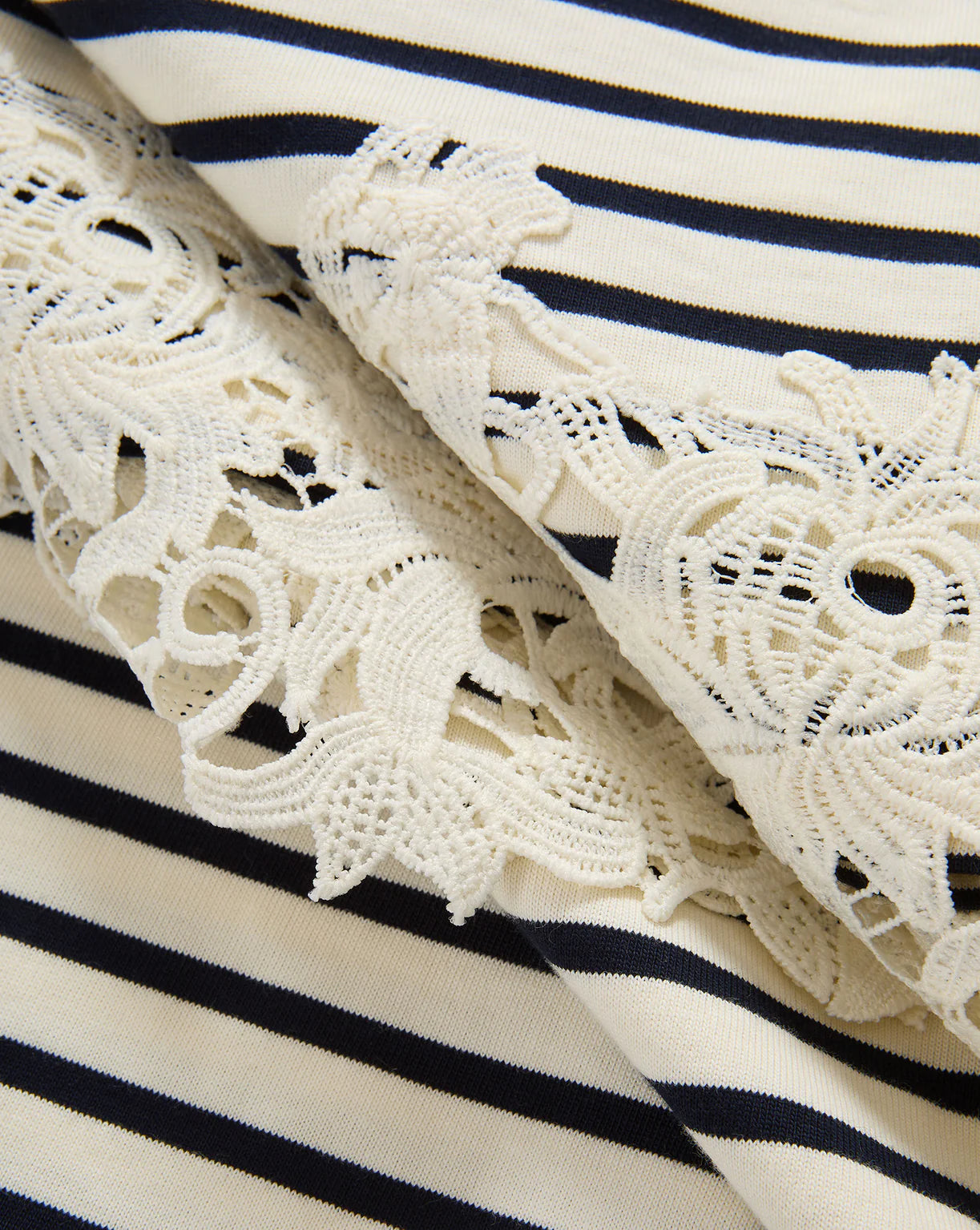 Veronica Beard Rhue Lace-Hem Mini Dress