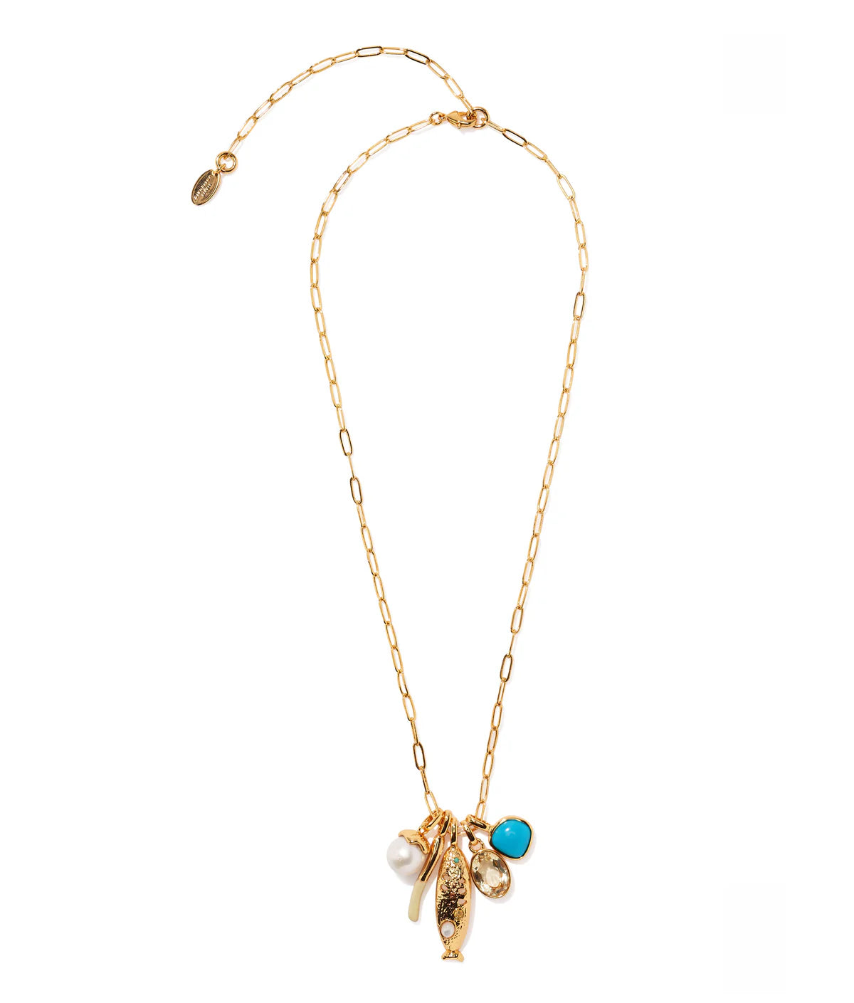 Lizzie Fortunato Sardina Charm Necklace