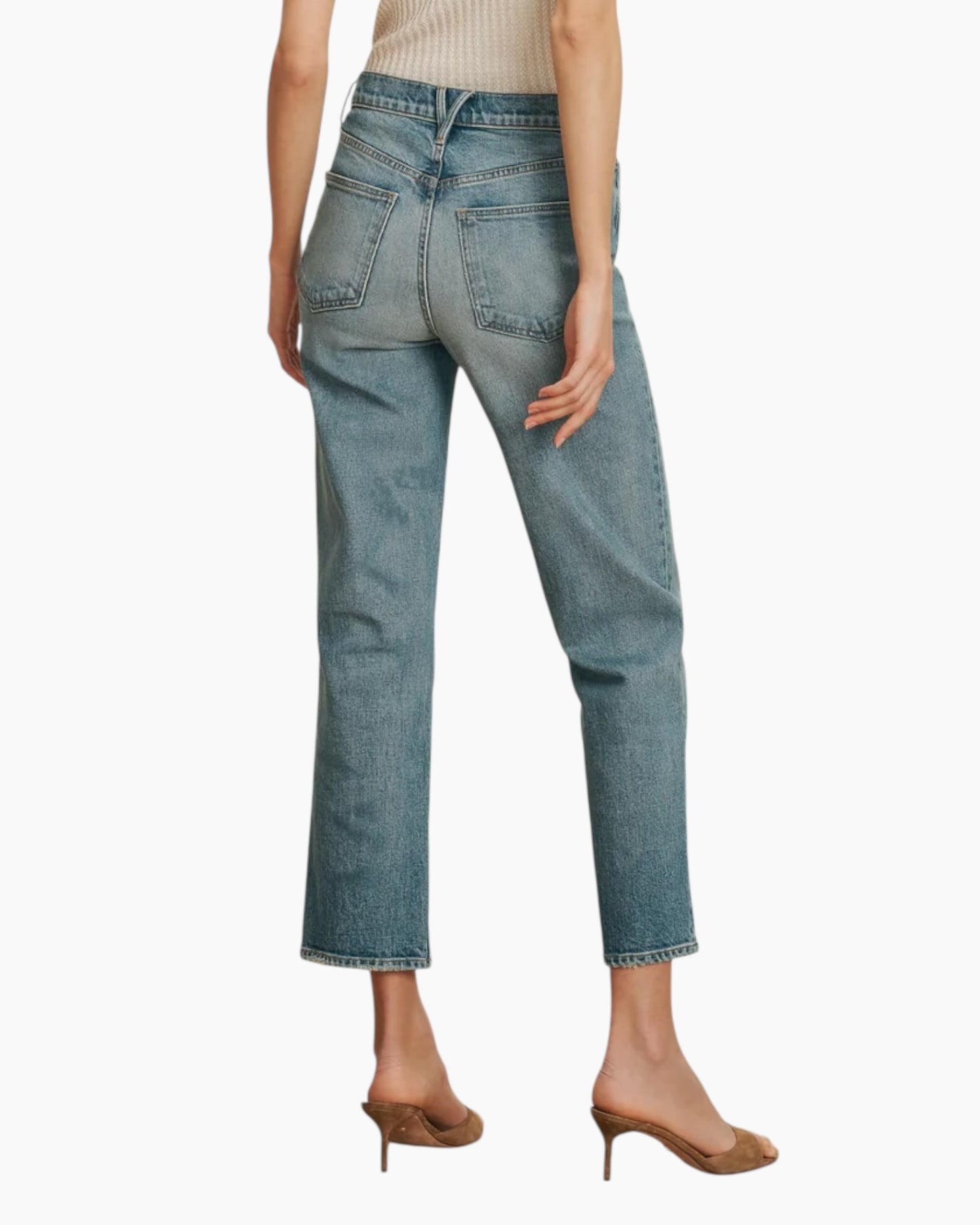 Veronica Beard Leah Straight Leg Jean