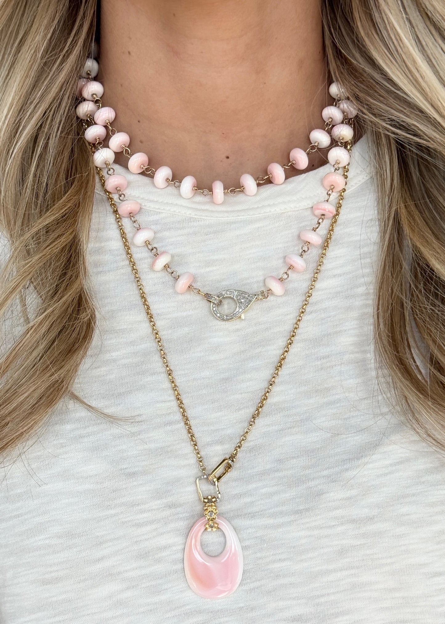TRUNKSHOW The Woods Conch Shell Diamond Pendant