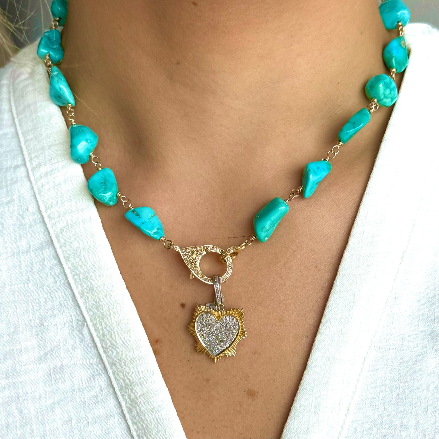 The Woods Fine Jewelry Sleeping Beauty Turquoise Chain