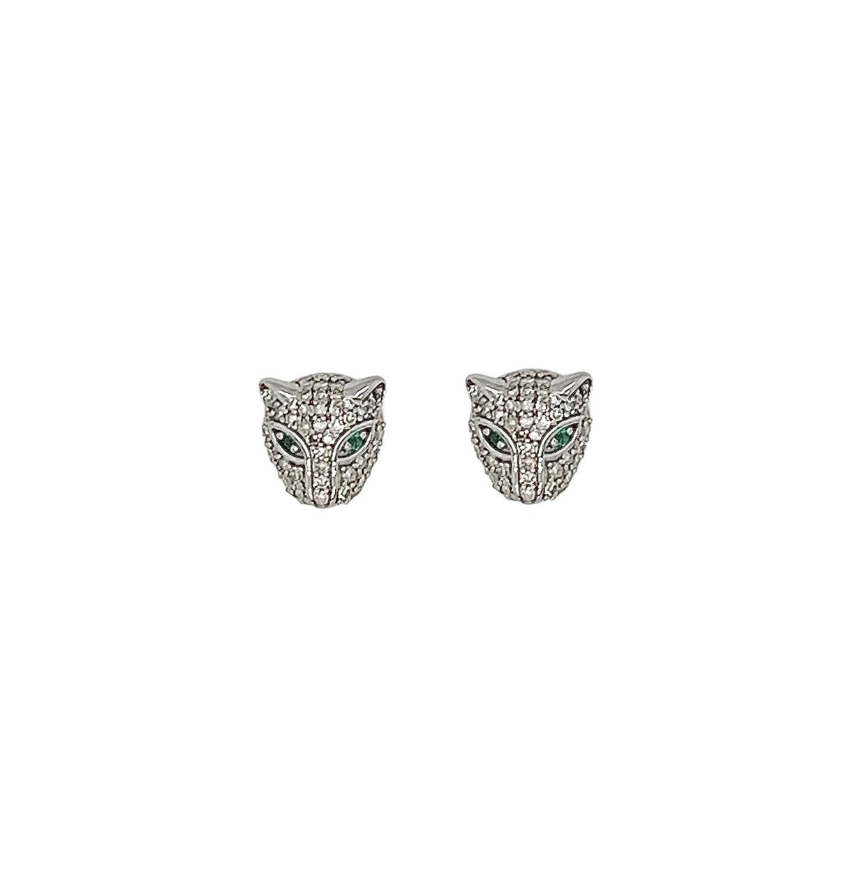 Sample Sale Diamond Jaguar Studs