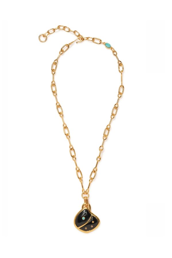 Lizzie Fortunato Agate Shell Necklace