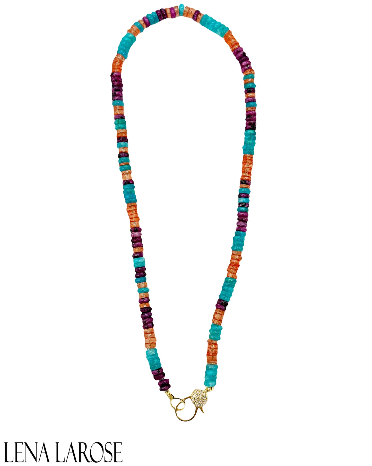 TRUNK-SHOW Royal Nomad Quartz and Amazonite Chain