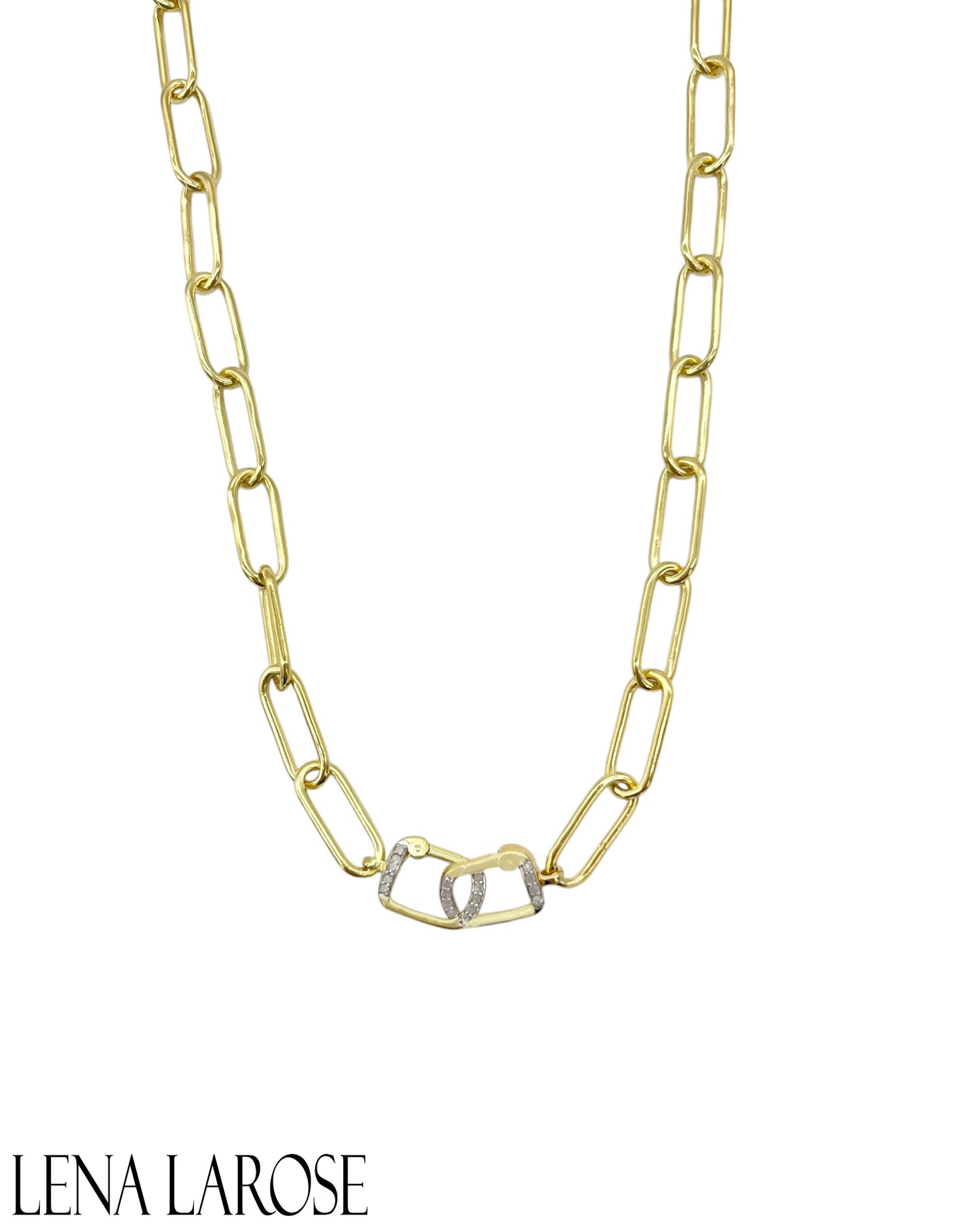 The Woods PPC Brass Chain 22"