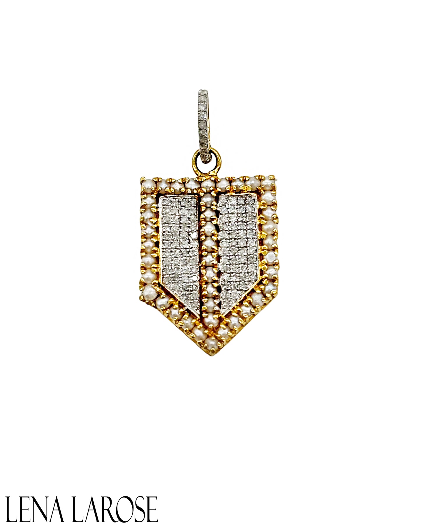 The Woods Fine Diamond Shield Pendant
