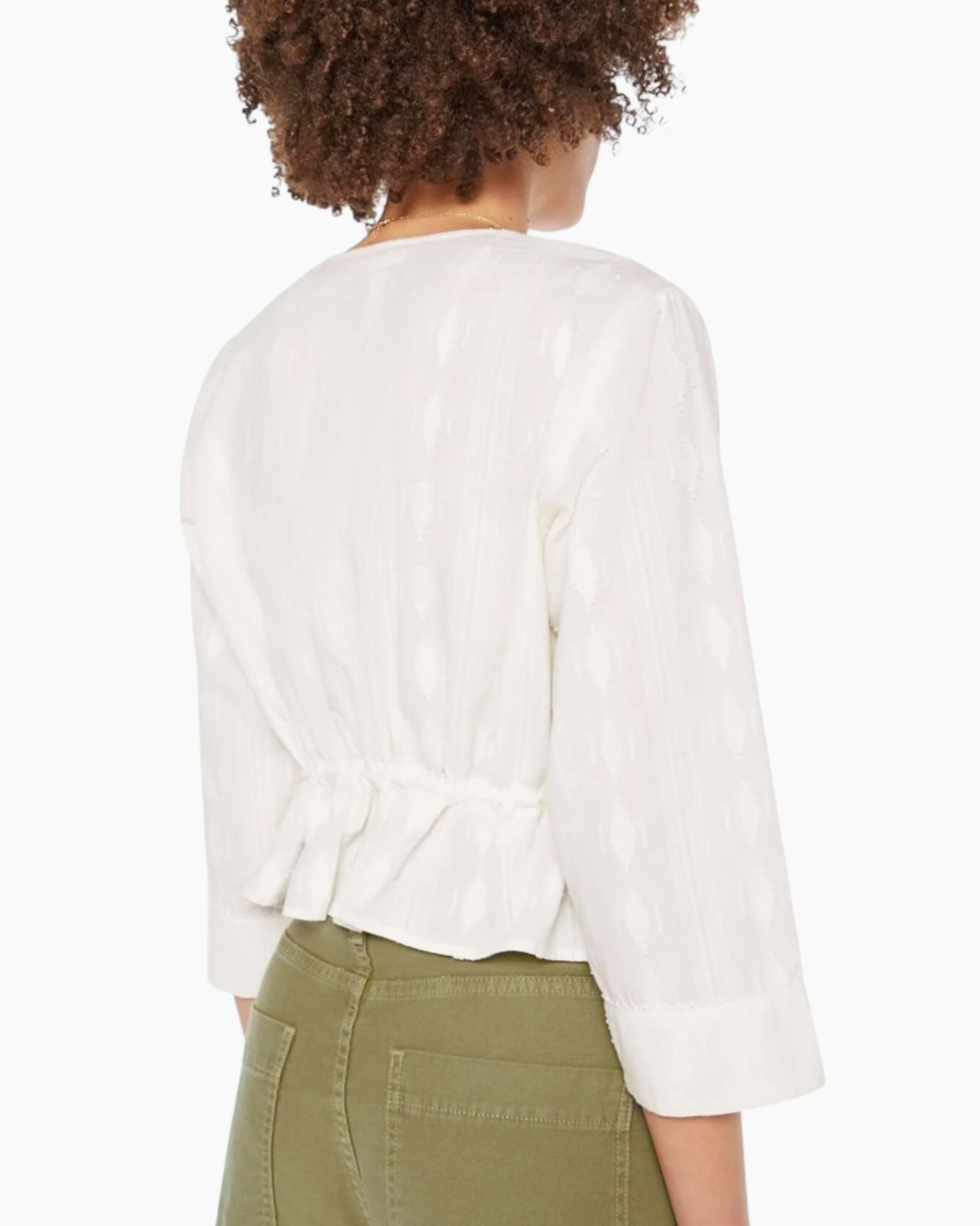 Mother Lace Up Top