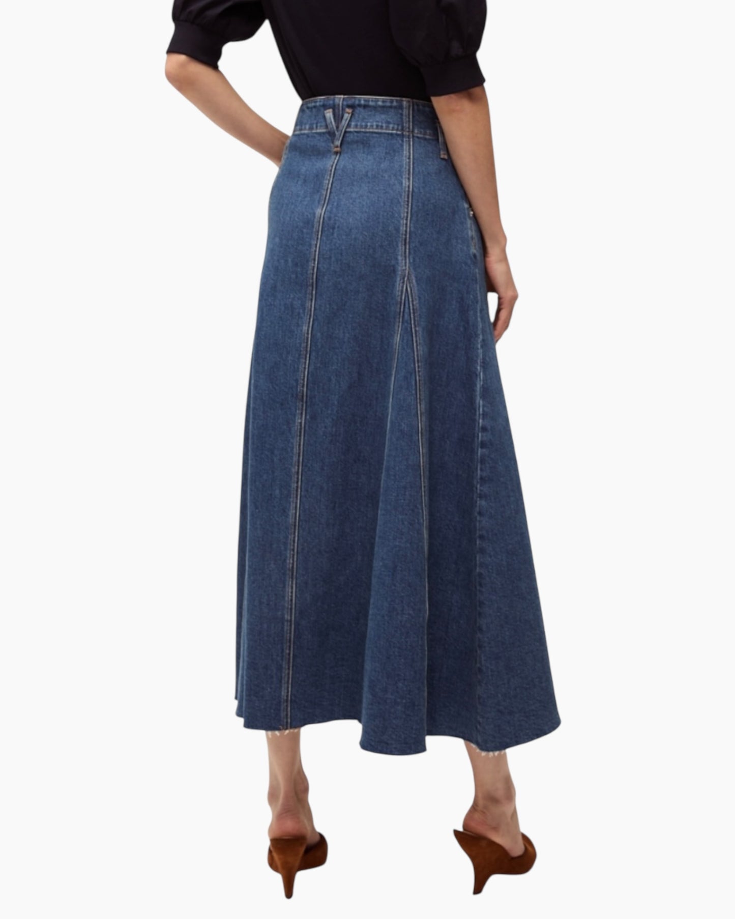 Veronica Beard Alix Denim Skirt