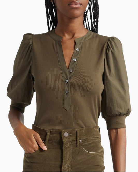 Veronica Beard Coralee Top Cypress