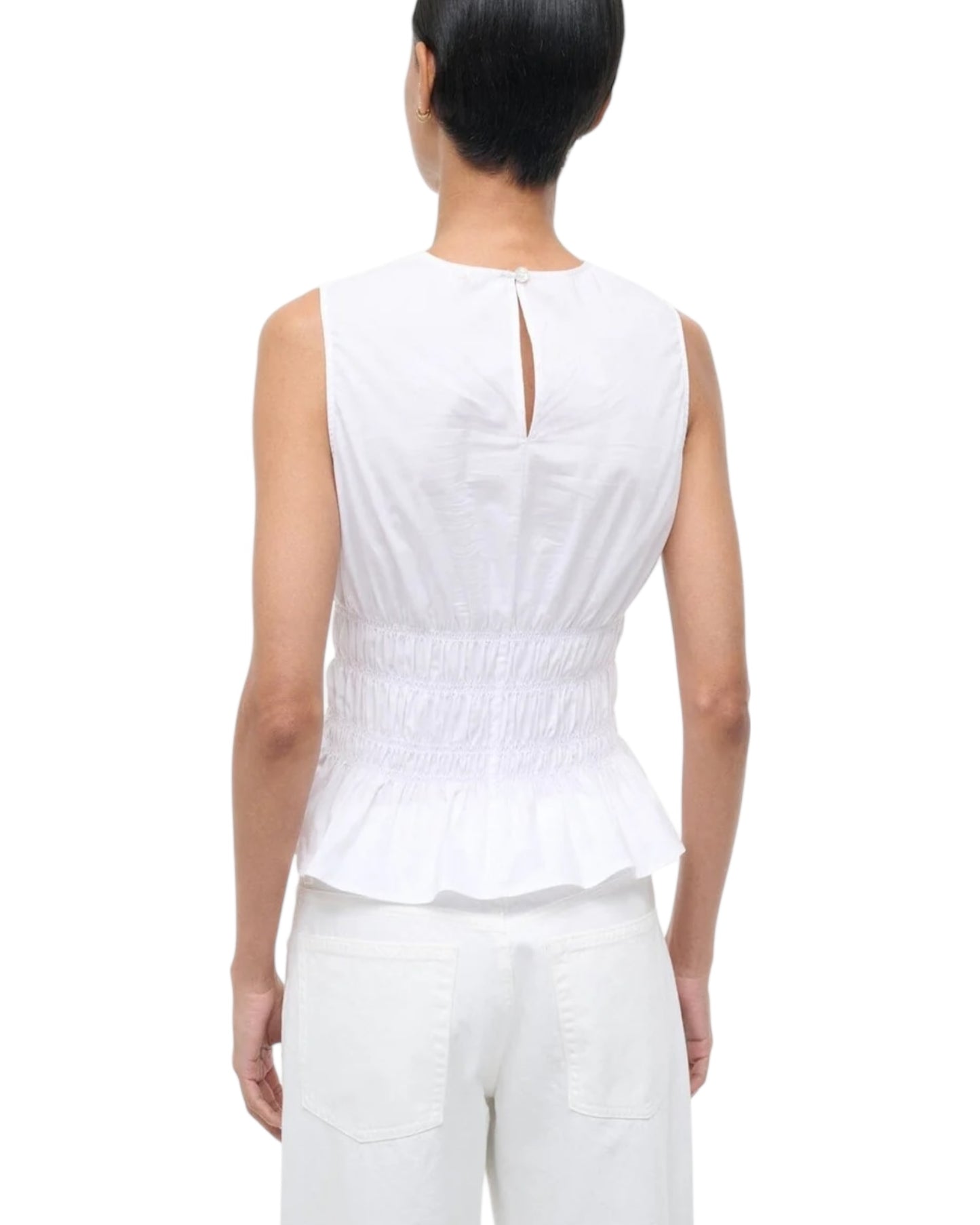 Staud Culver Peplum Top