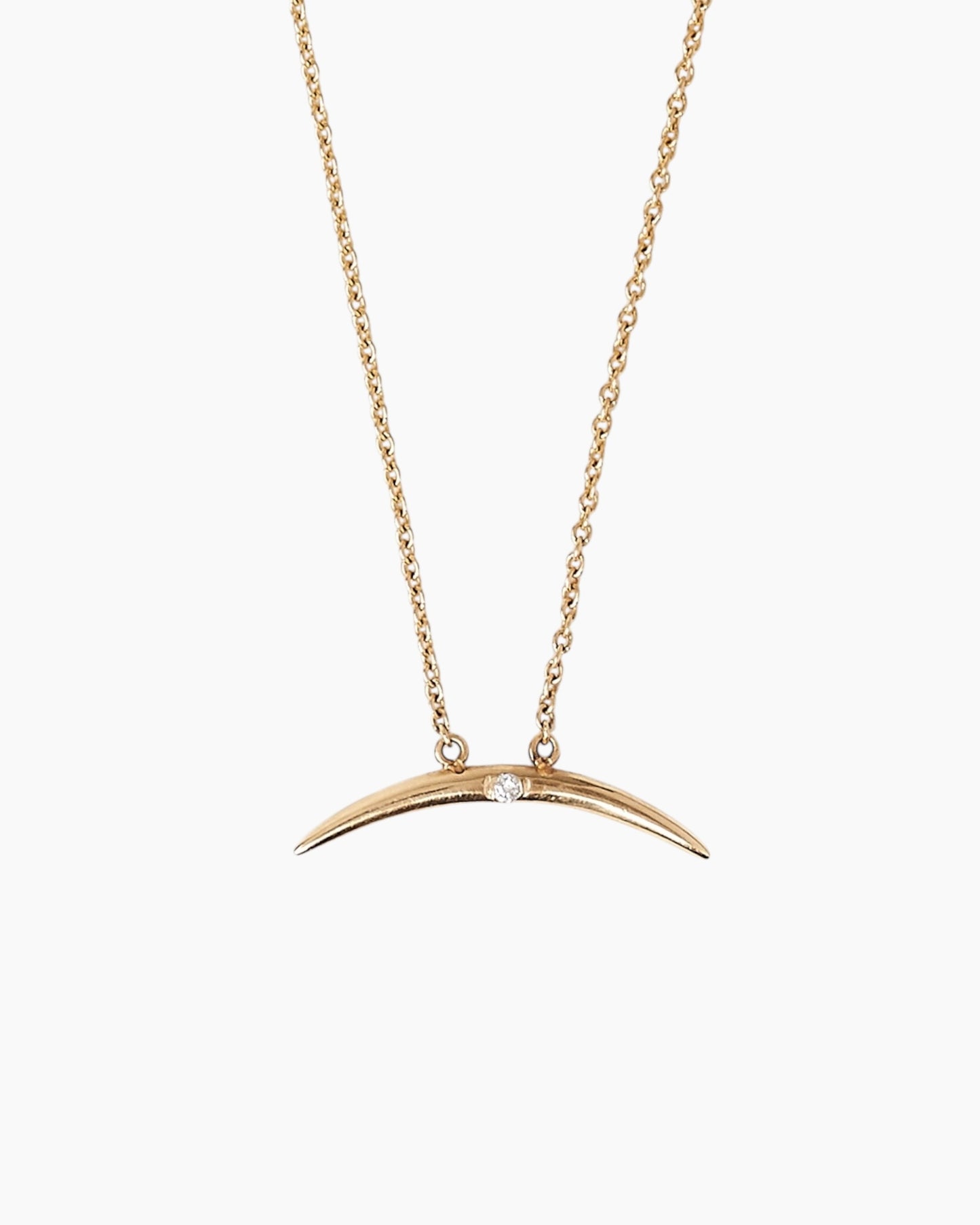 Chan Luu 14K Gold Large Horn Necklace