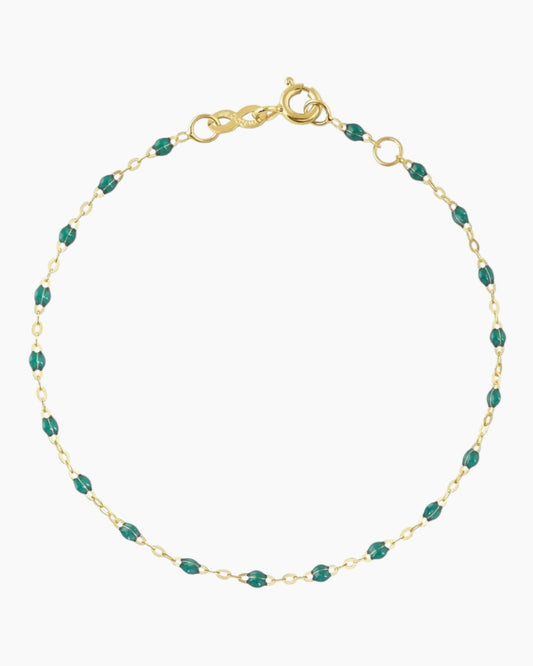 Classic Gigi Bracelet Emerald 6.7"