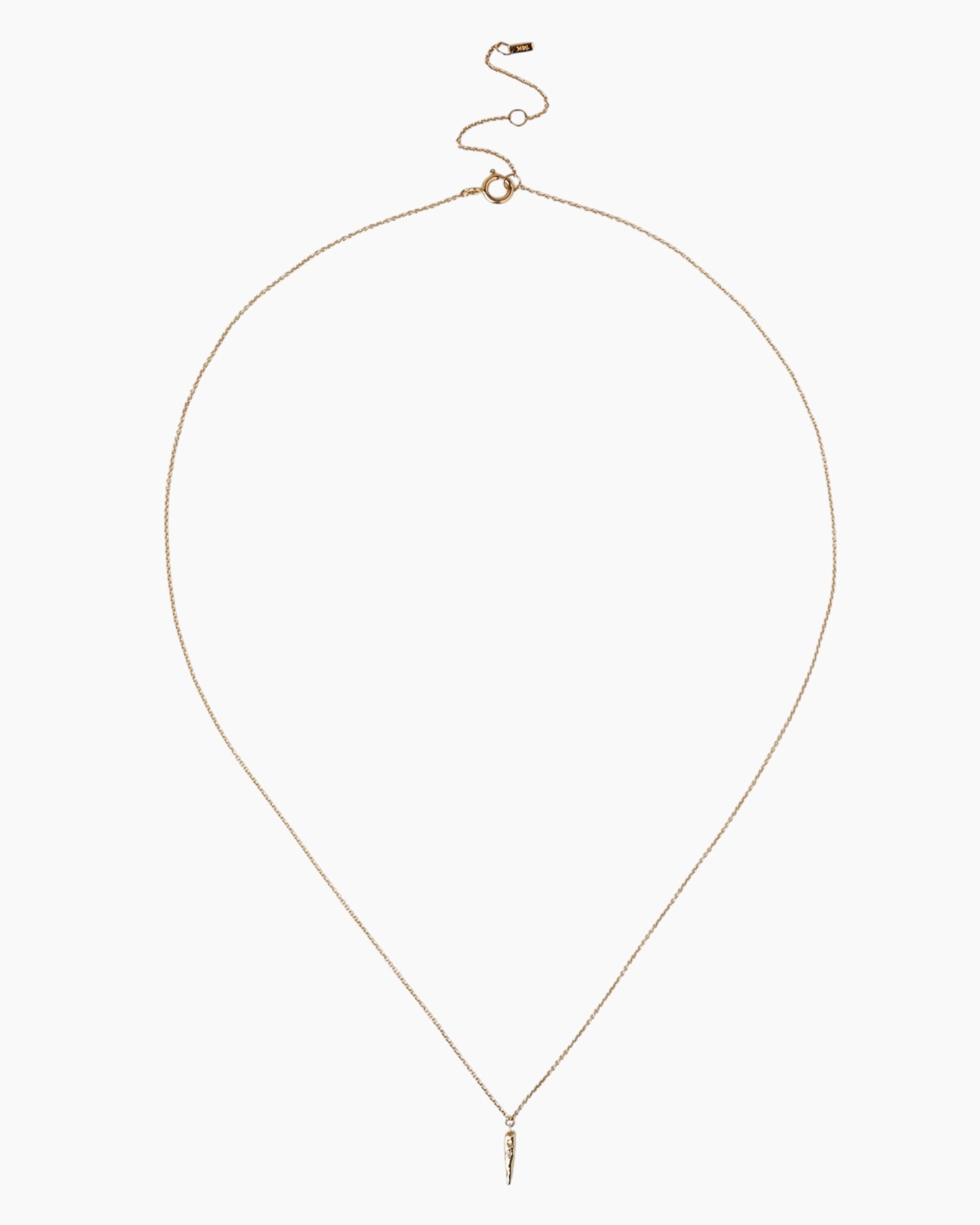 Chan Luu 14K Gold Antler Necklace