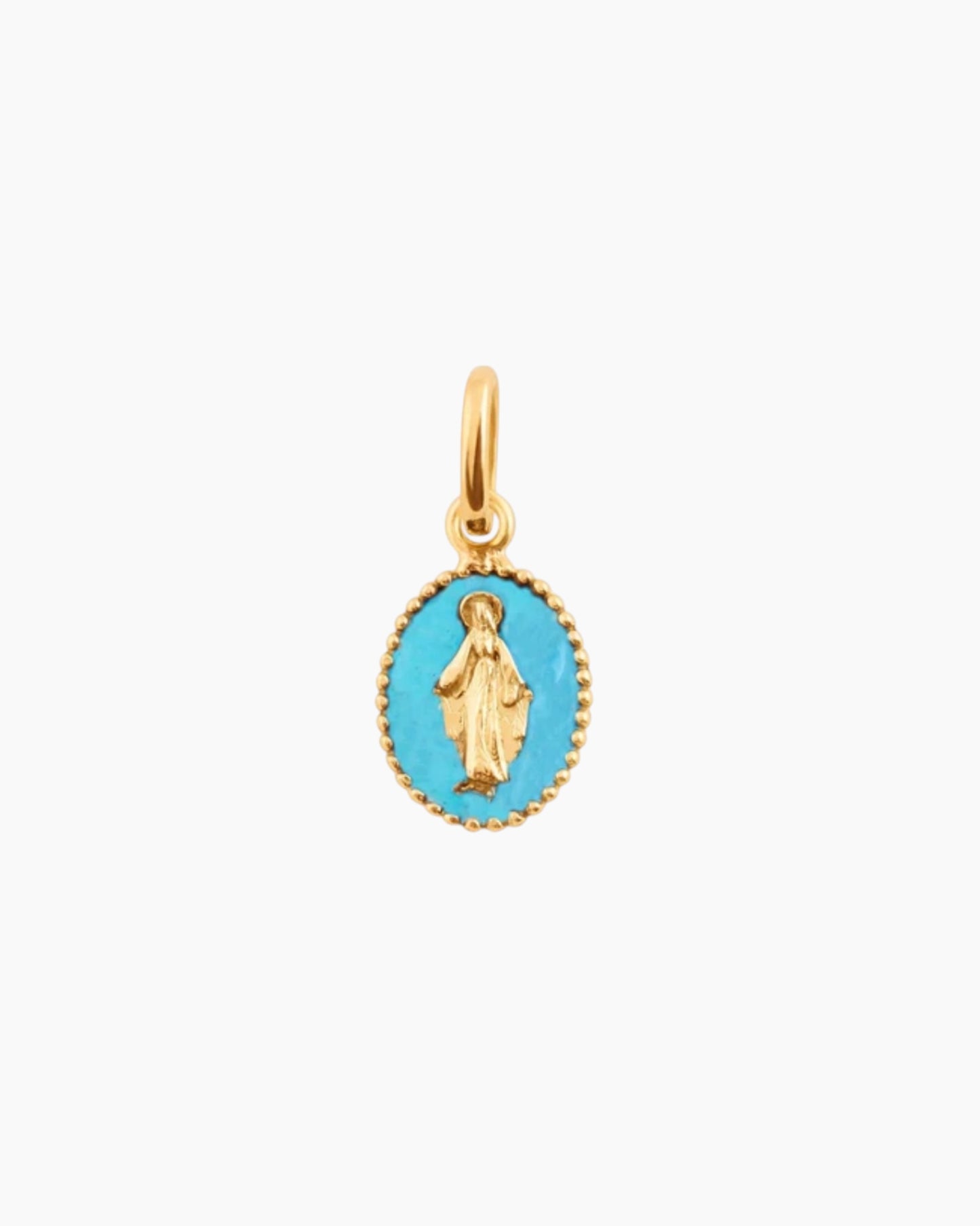 Gigiclozeau Madone Turquoise Resin Pendant