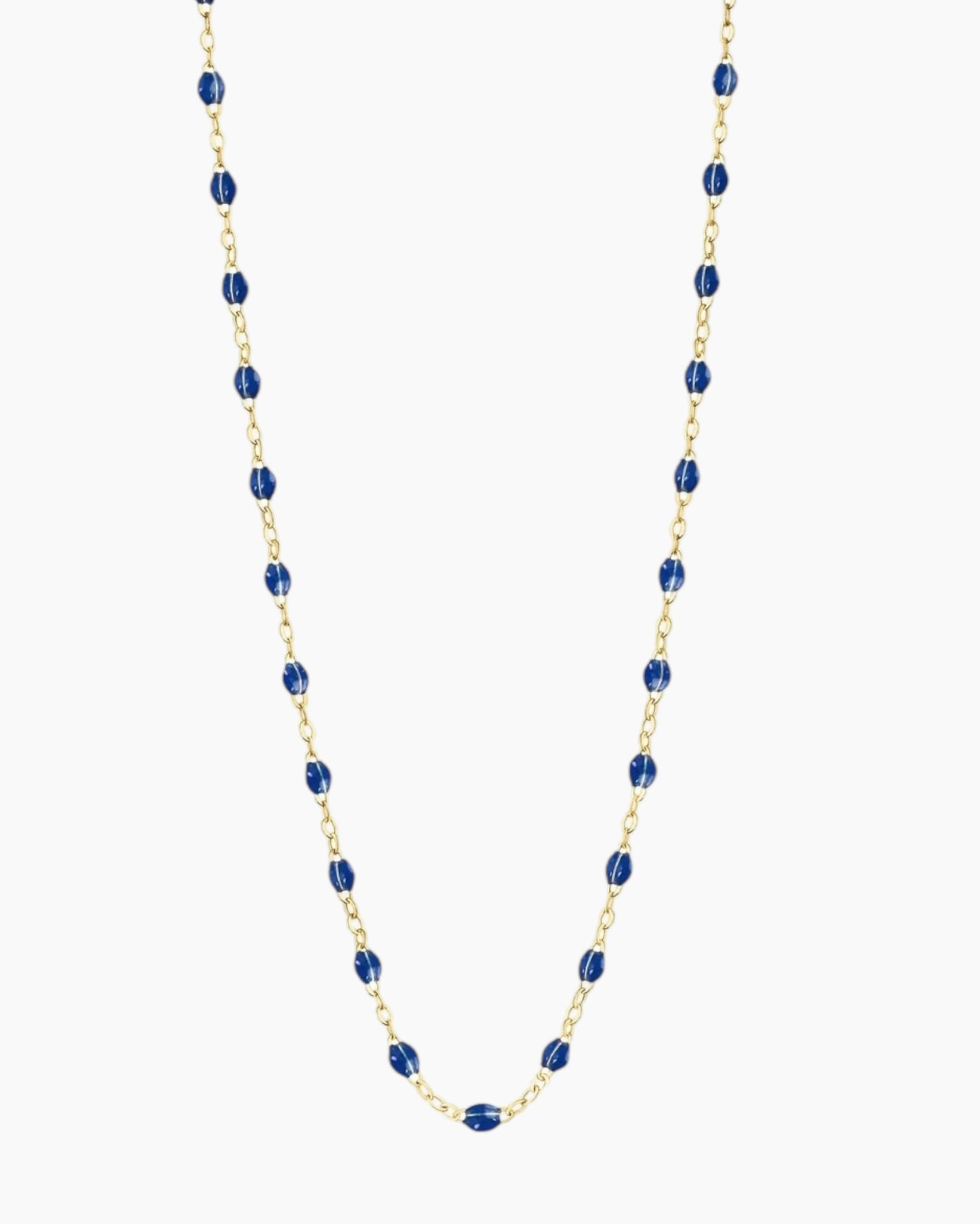 Classic Gigi Necklace Lapis 16.5"
