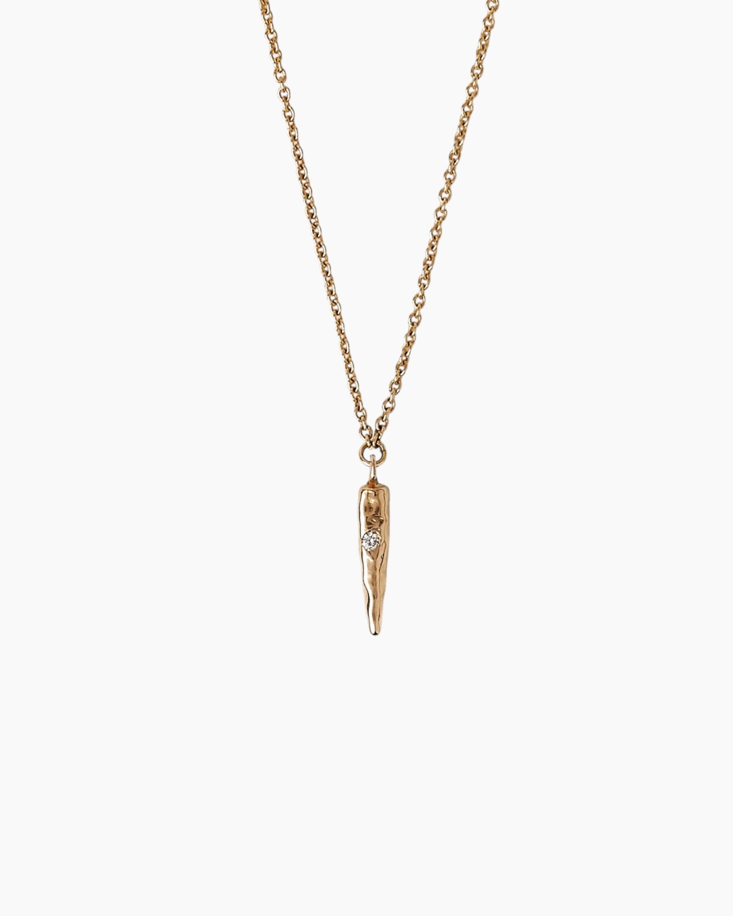 Chan Luu 14K Gold Antler Necklace