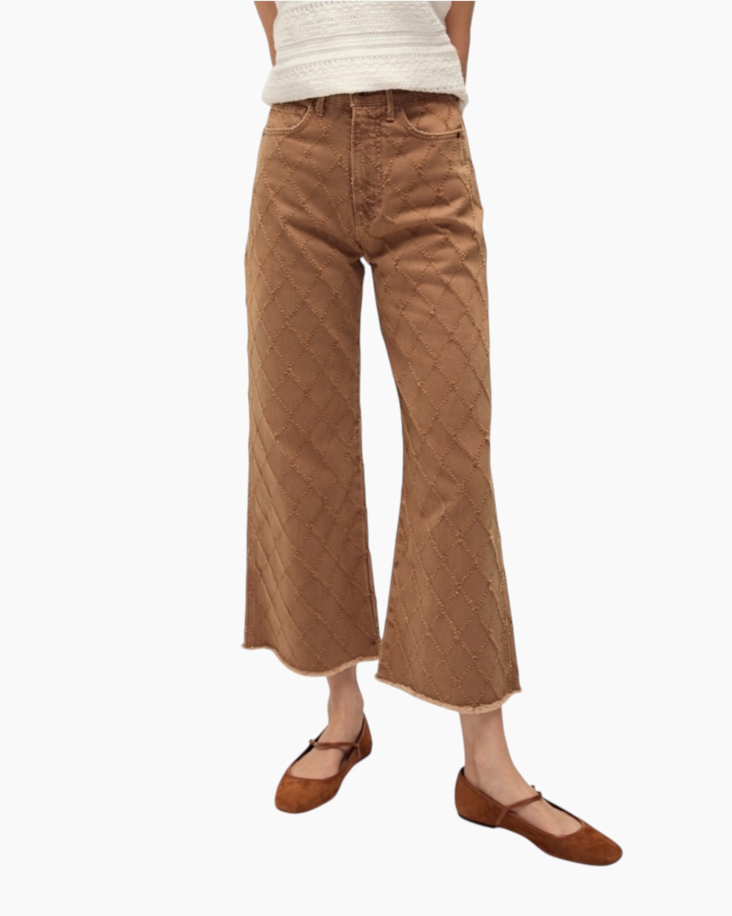 Veronica Beard Taylor High-Rise Cropped Jean
