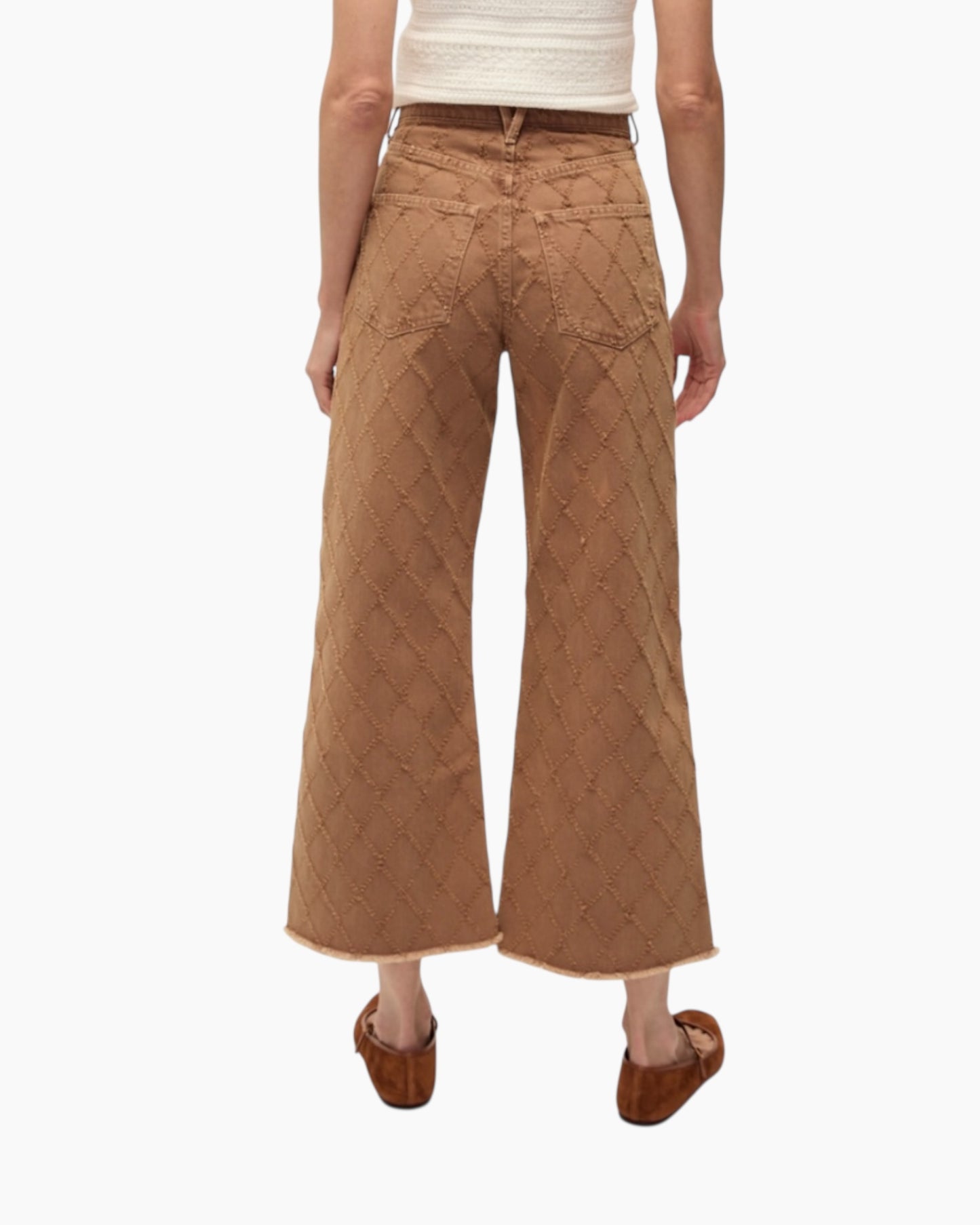Veronica Beard Taylor High-Rise Cropped Jean