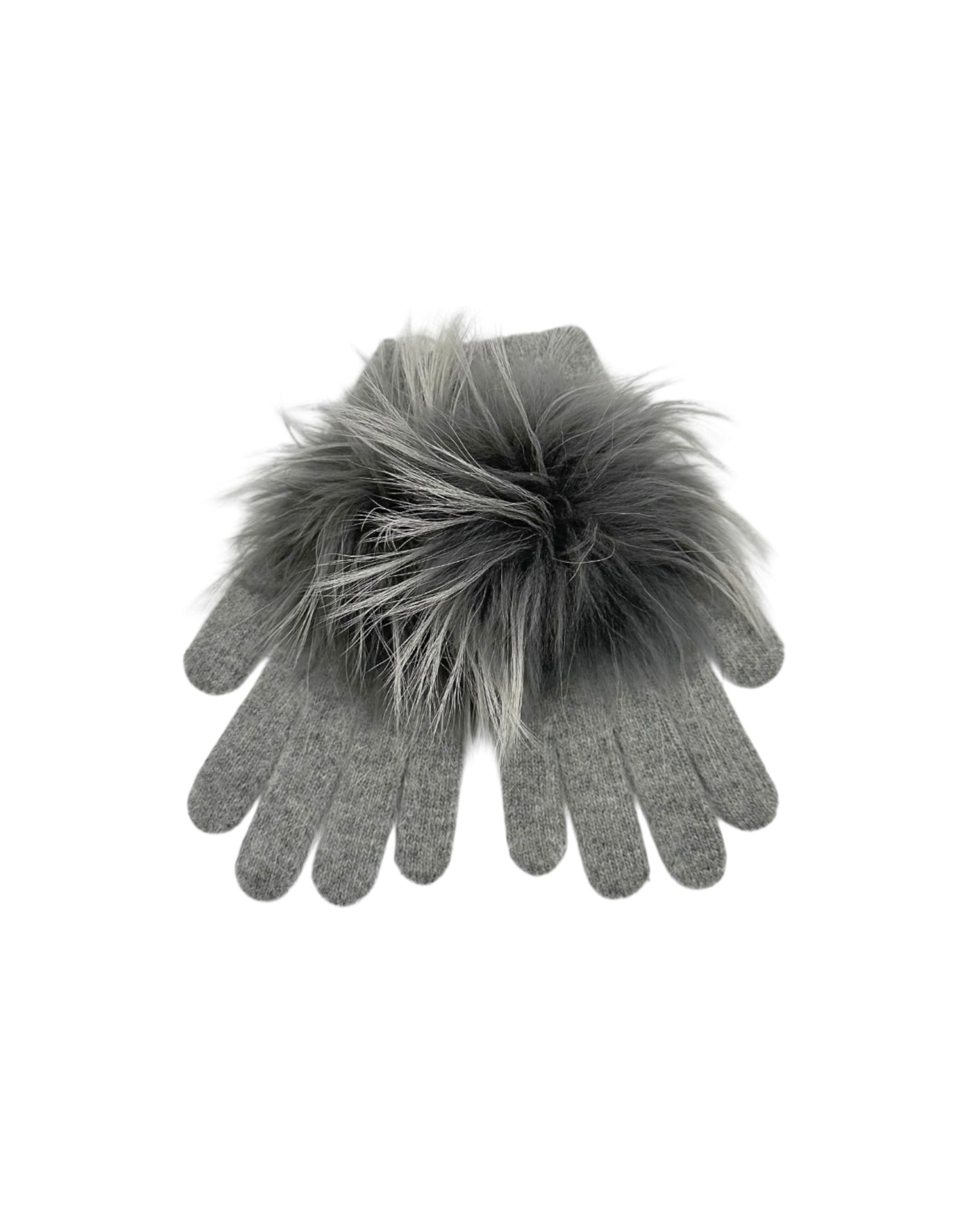 Linda Richards Fur Pom Gloves